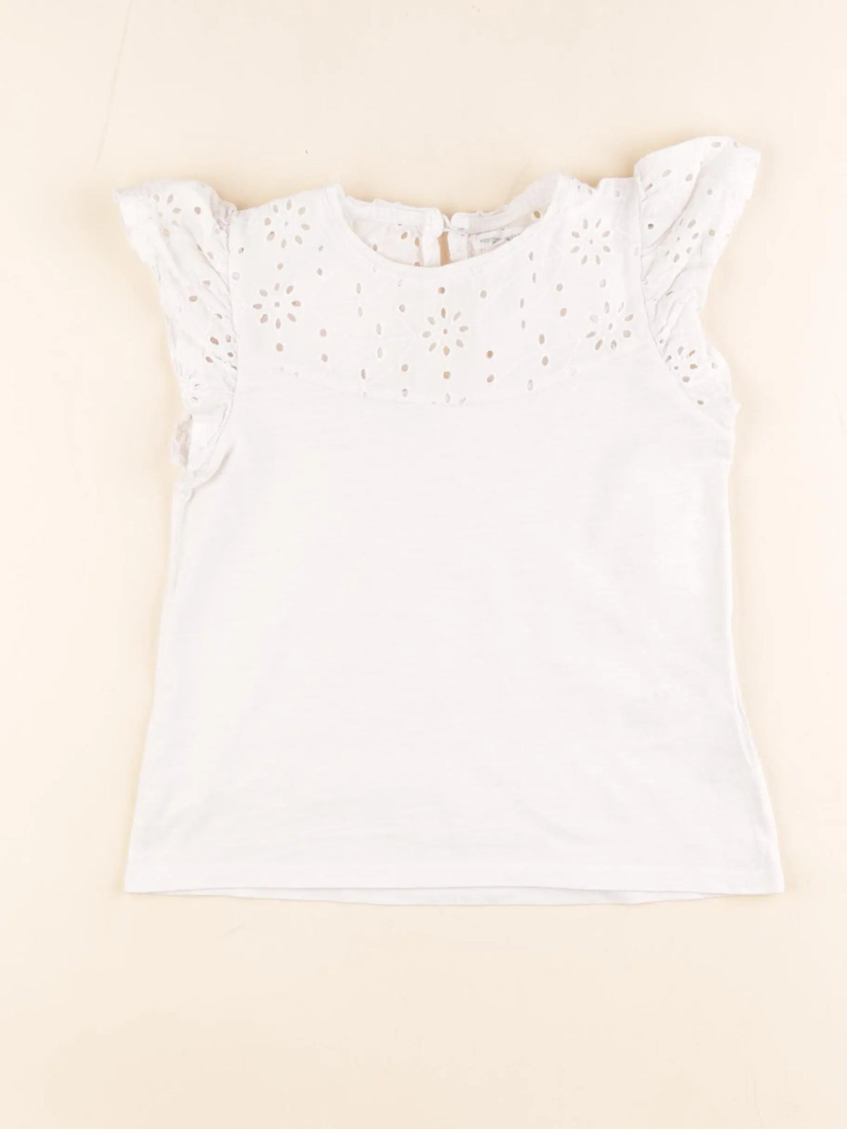 Vertbaudet - tee-shirt blanc - 6 ans