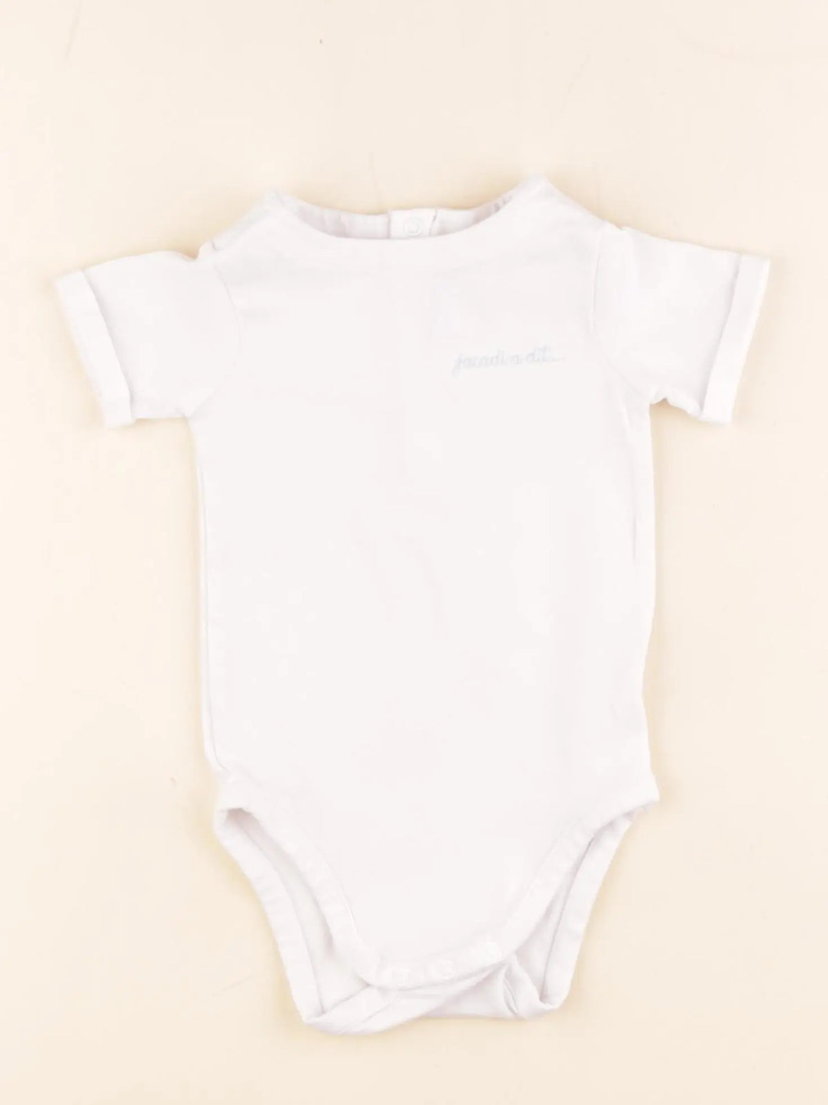 Jacadi - body blanc - 12 mois