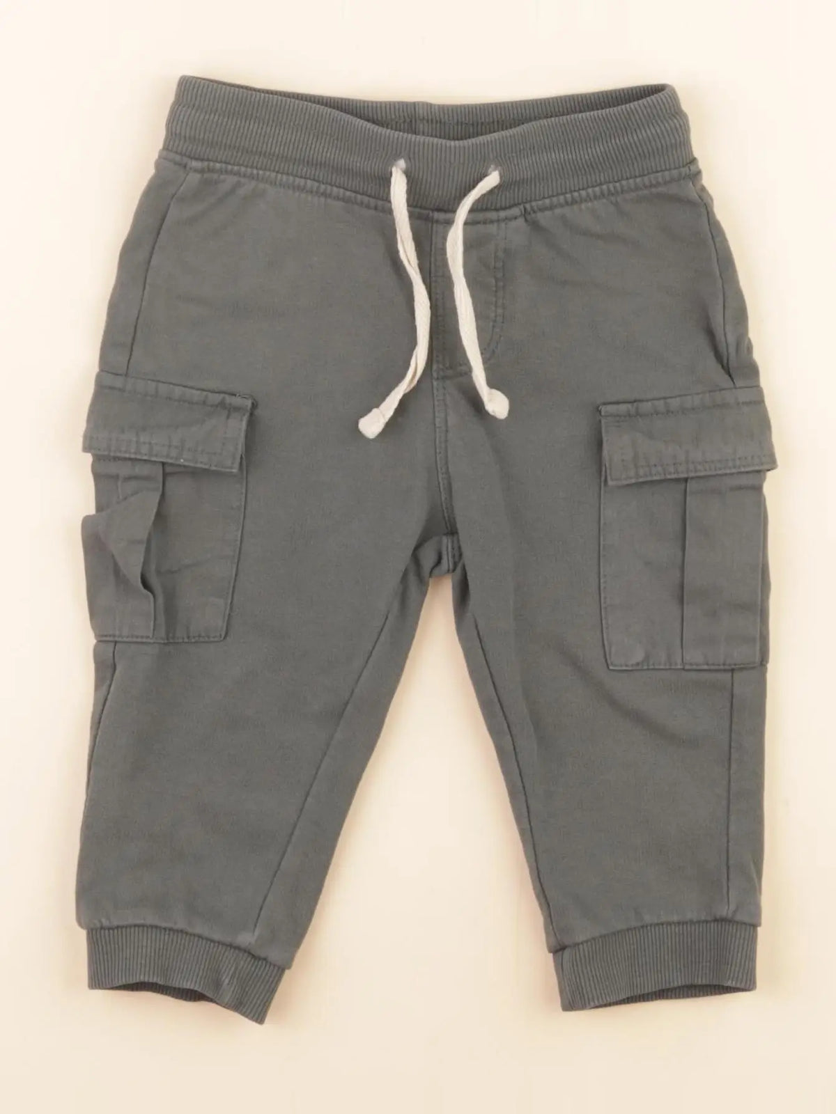 Vertbaudet - pantalon vert - 9 mois
