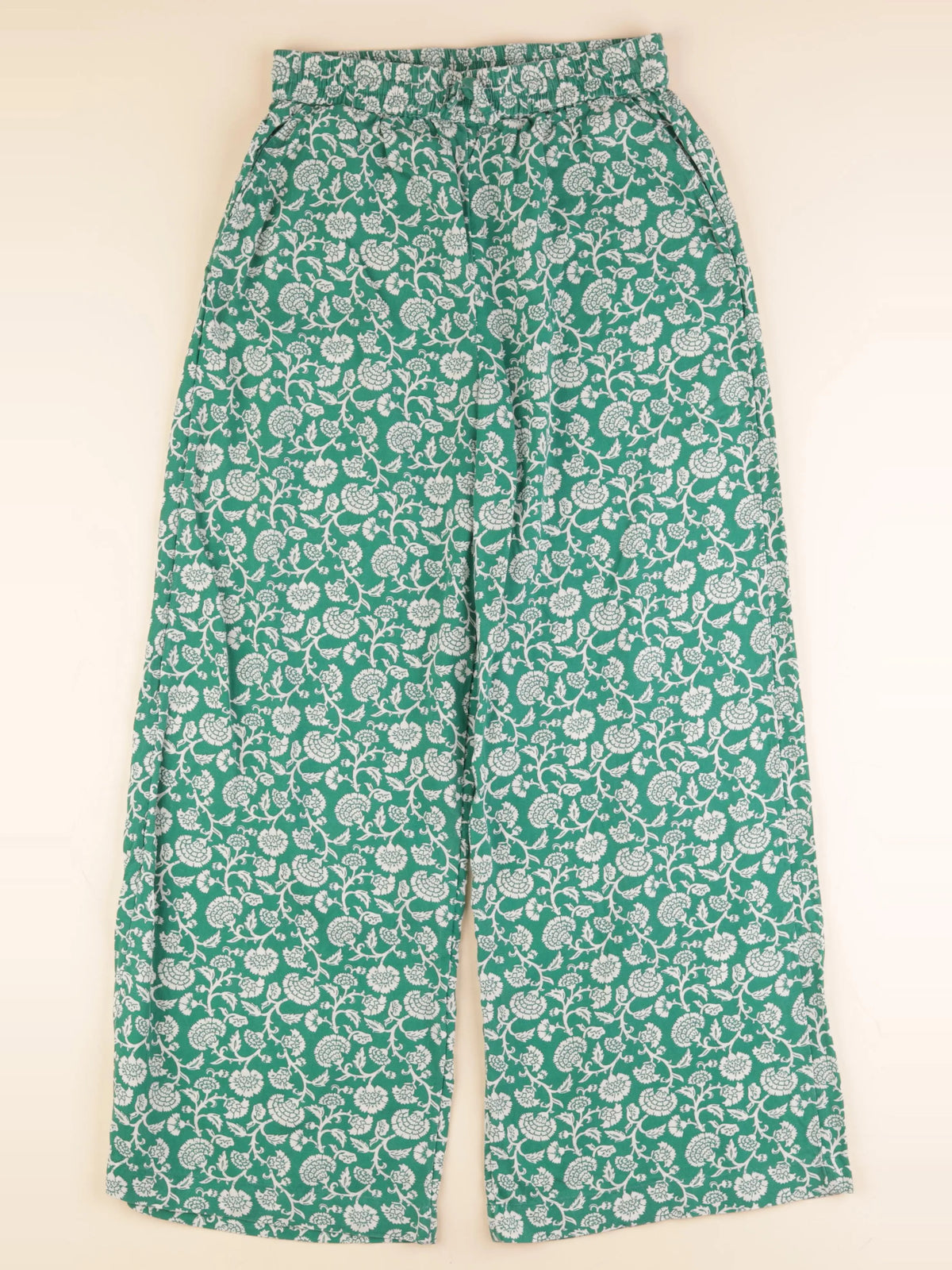 Monoprix - pantalon vert - 14 ans