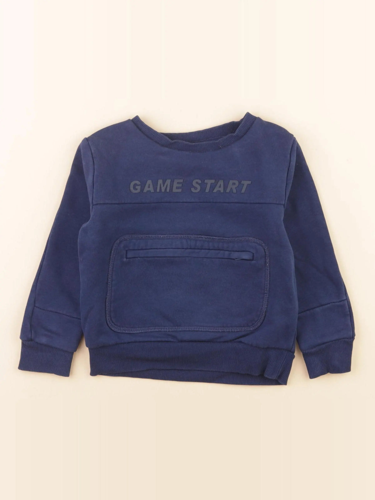 Tape à l'oeil - sweat bleu - 2 ans