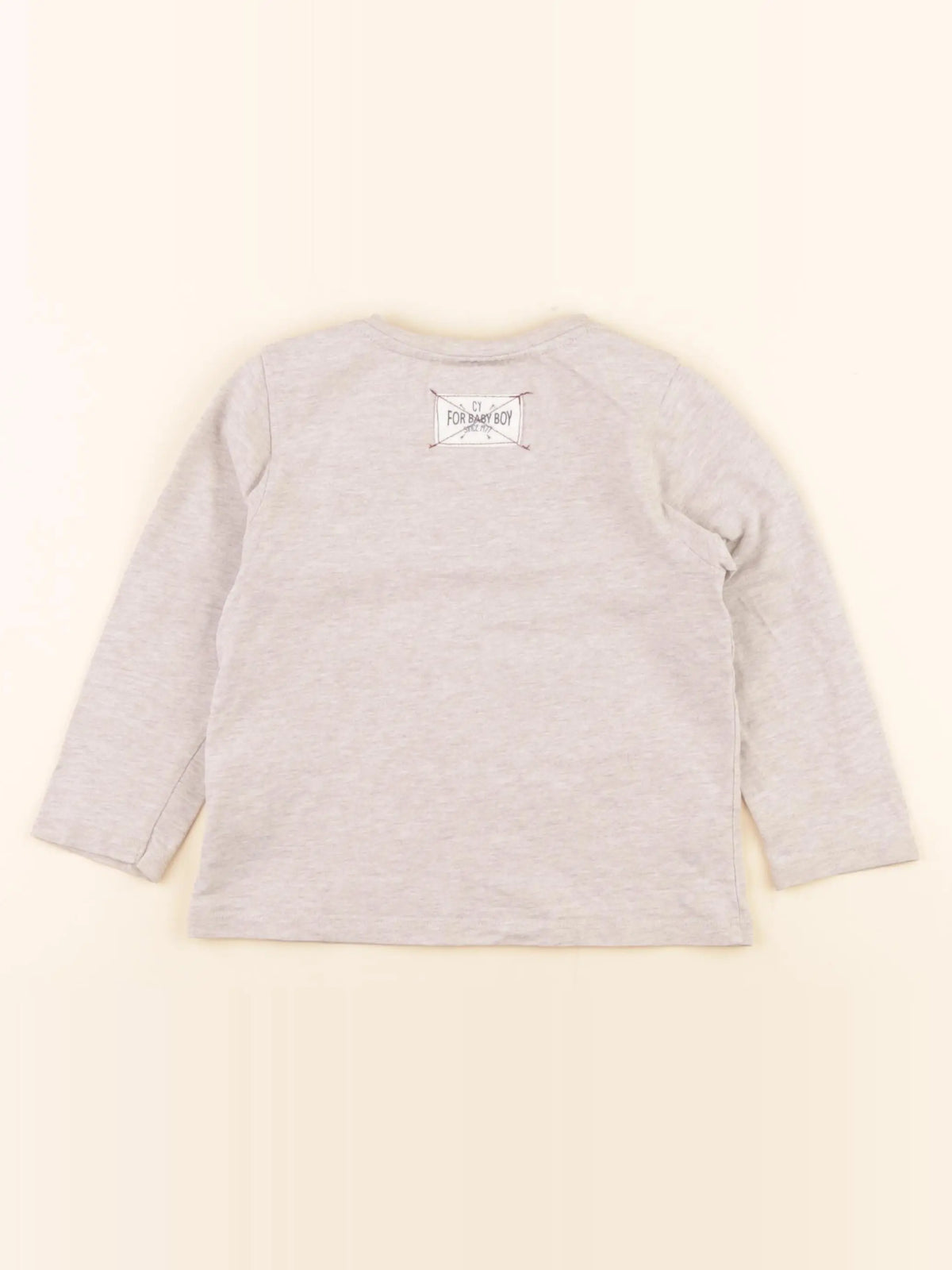 Cyrillus - tee-shirt beige - 24 mois