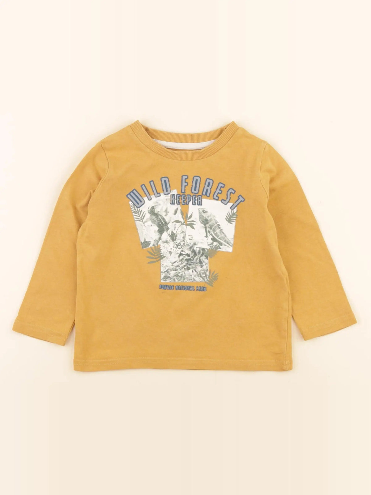 Vertbaudet - tee-shirt jaune - 2 ans