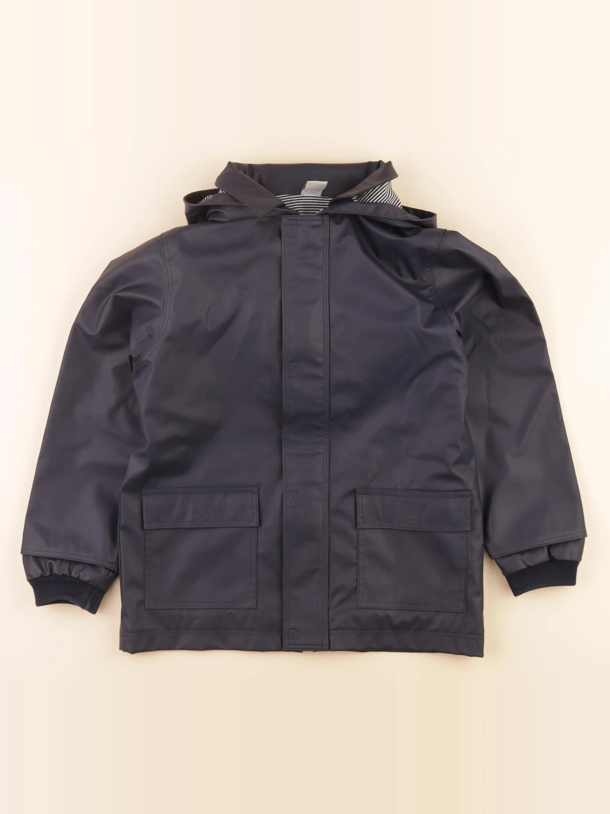 Petit Bateau - imperméable bleu - 8 ans