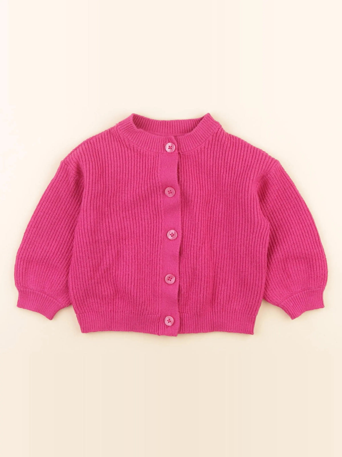 Vertbaudet - gilet rose - 3 ans