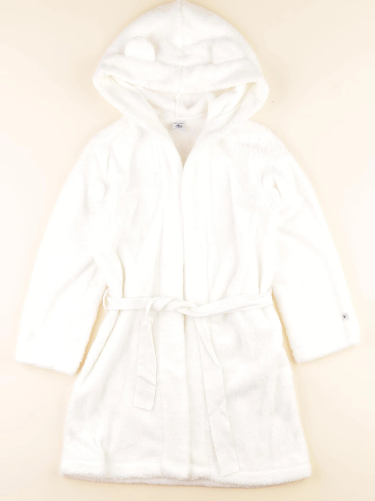 Petit Bateau - robe de chambre blanc - 6/8 ans