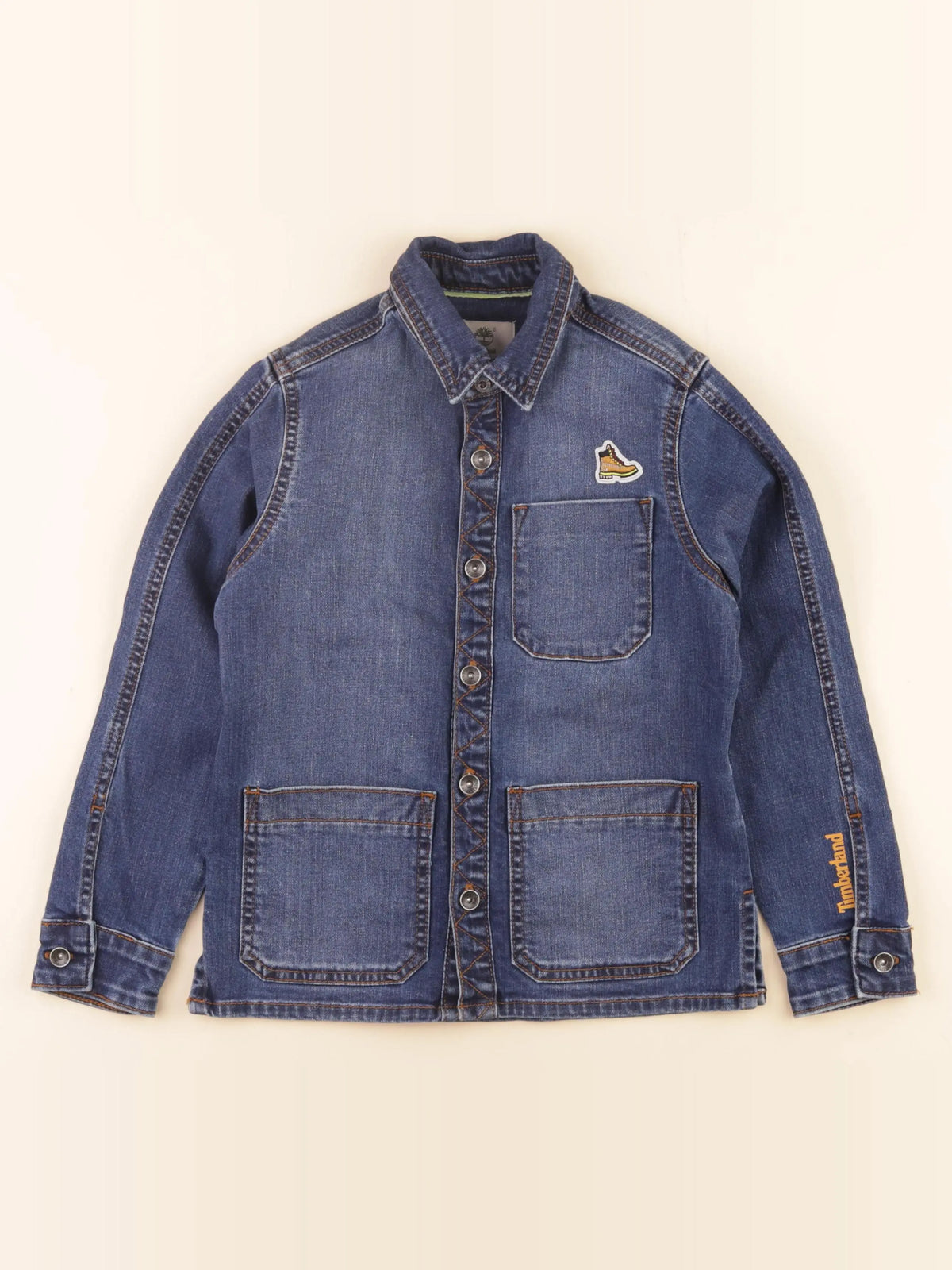 Timberland - veste bleu - 8 ans