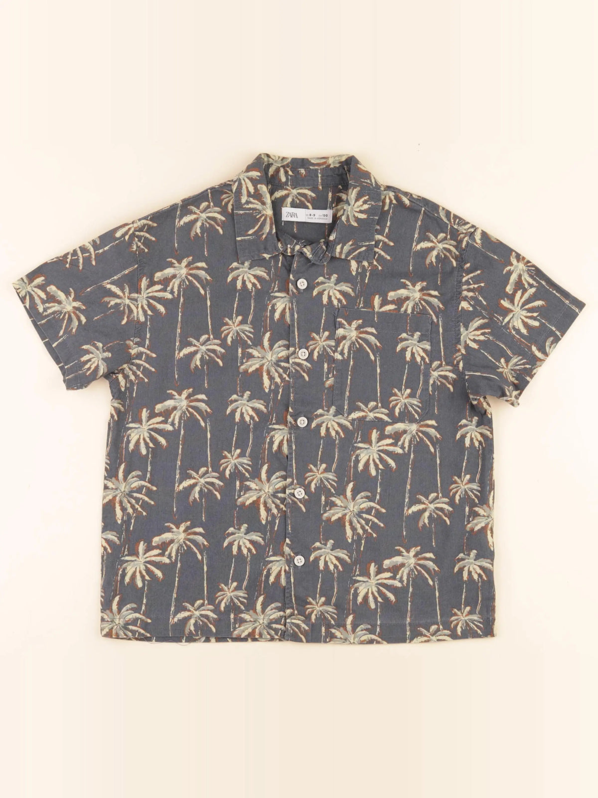 Zara - chemise gris - 8/9 ans