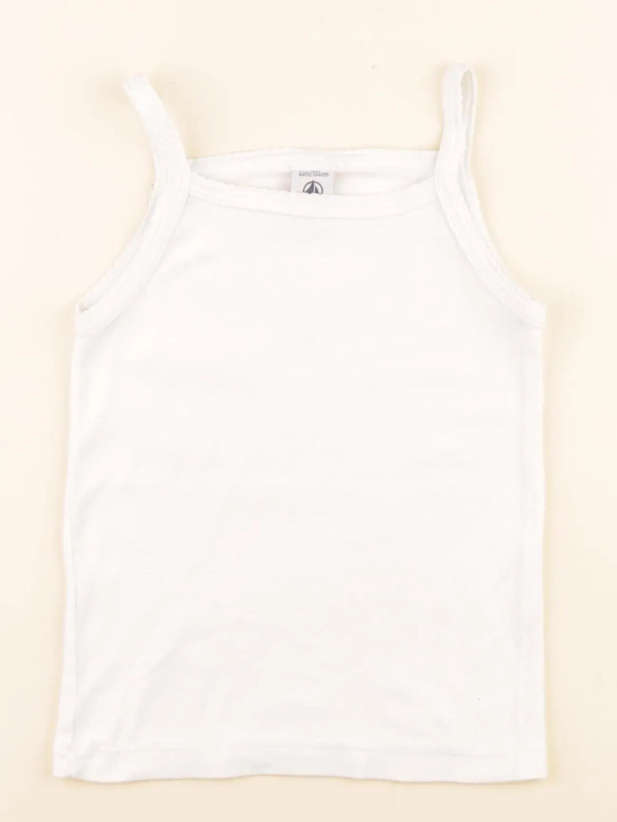 Petit Bateau - maillot de corps blanc - 4 ans