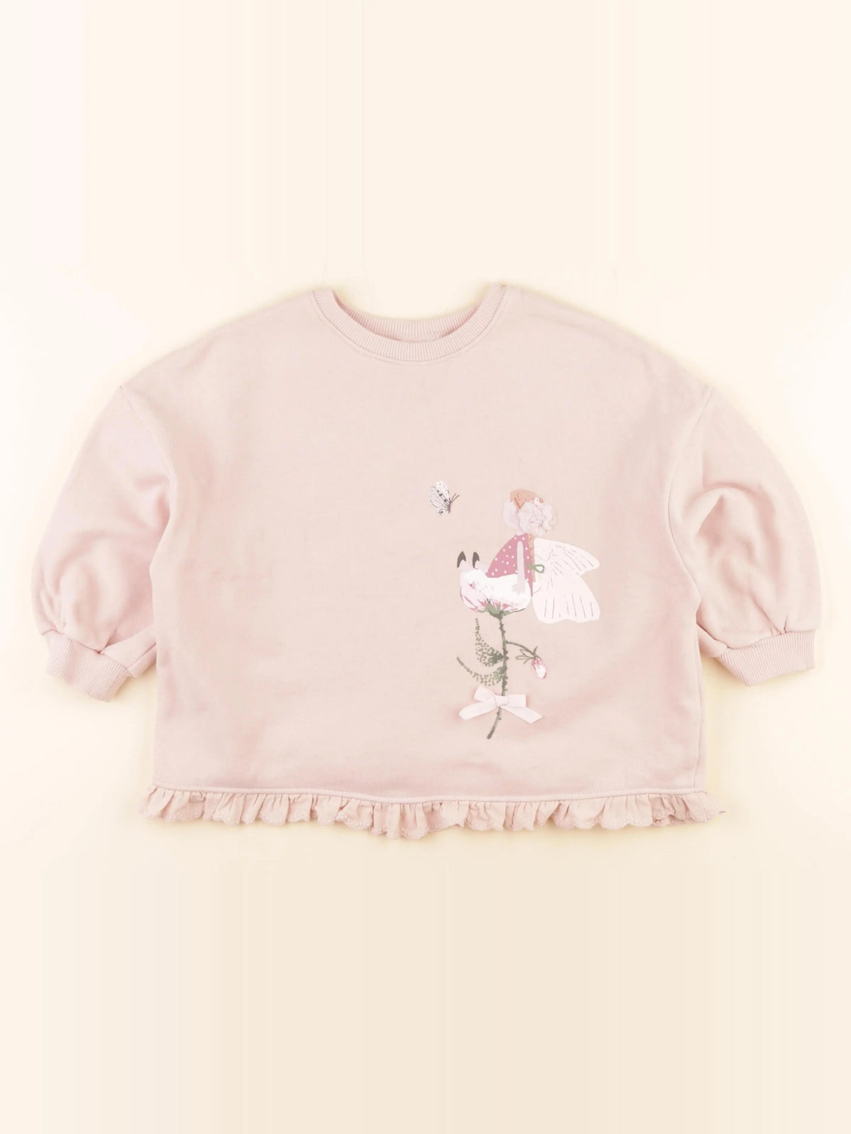 Next - sweat rose - 4/5 ans