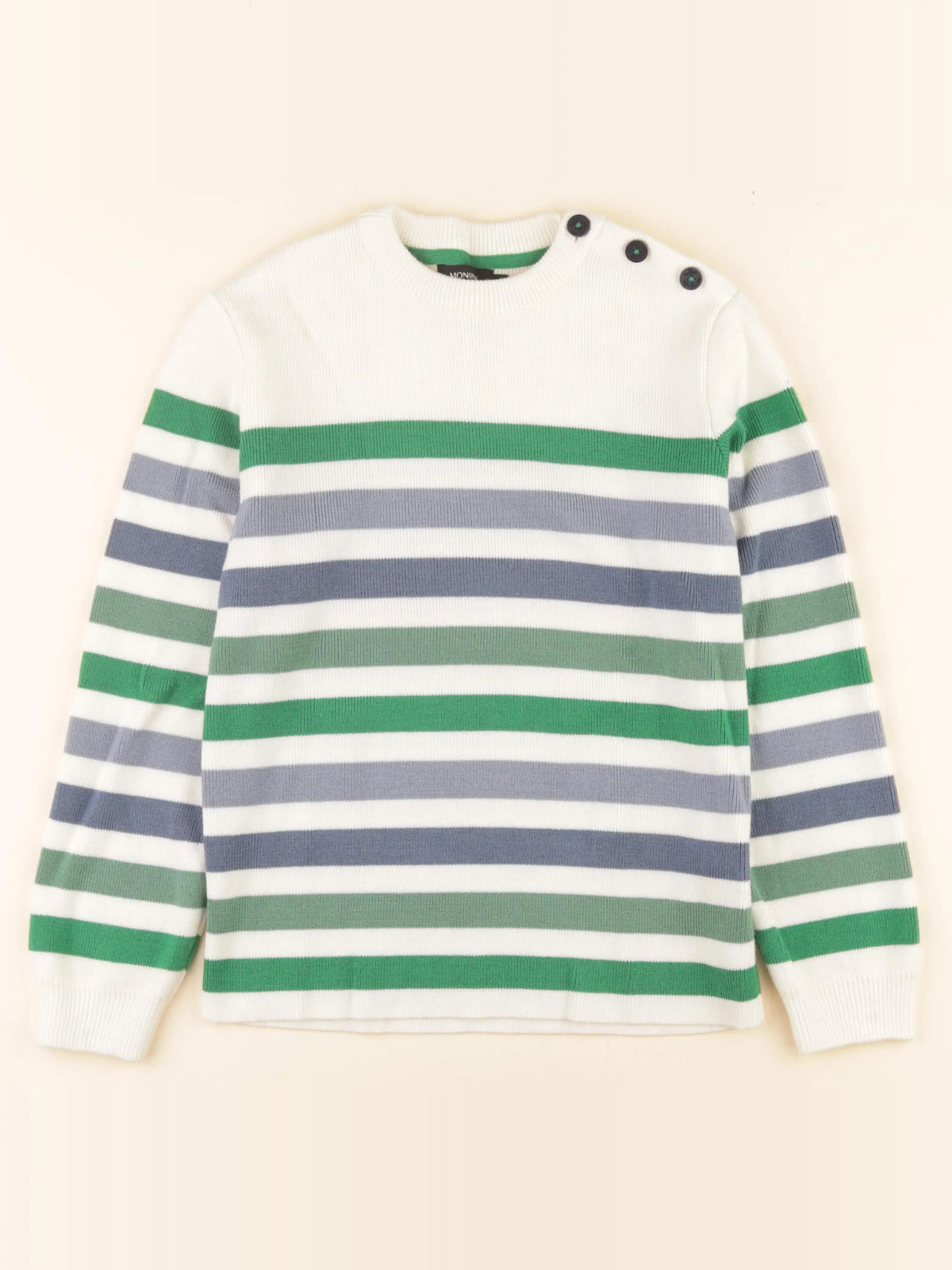 Monoprix - pull multicolore - 10 ans