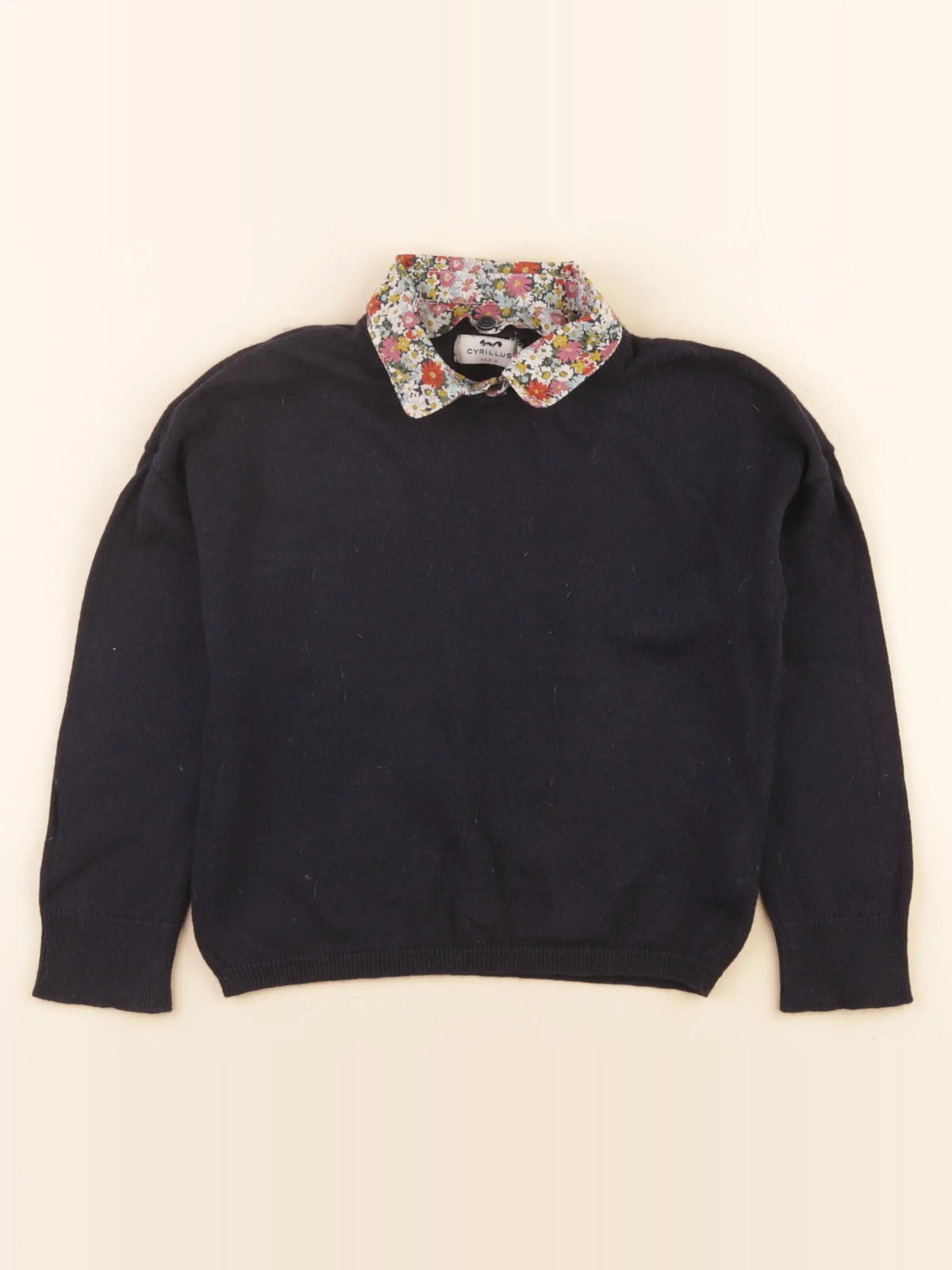 Cyrillus - pull bleu - 6 ans