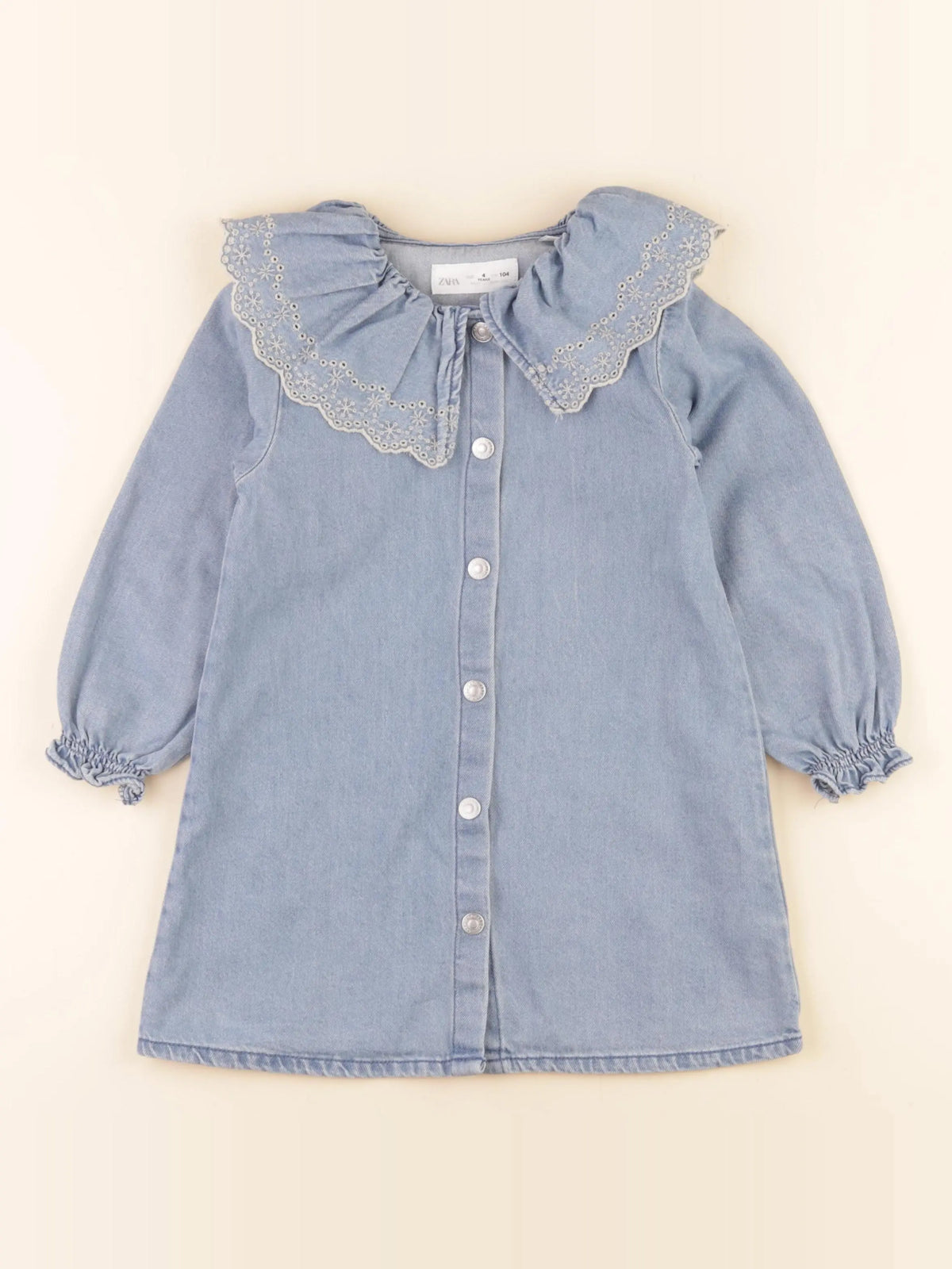 Zara - robe bleu - 4 ans
