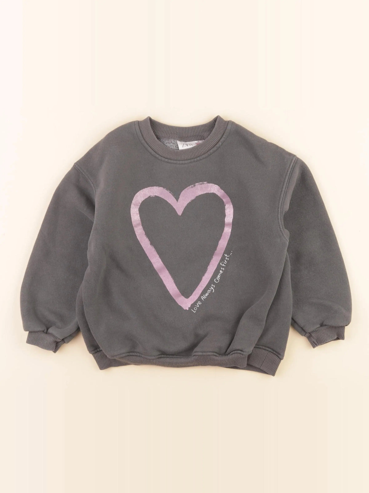 Zara - sweat gris - 4 ans