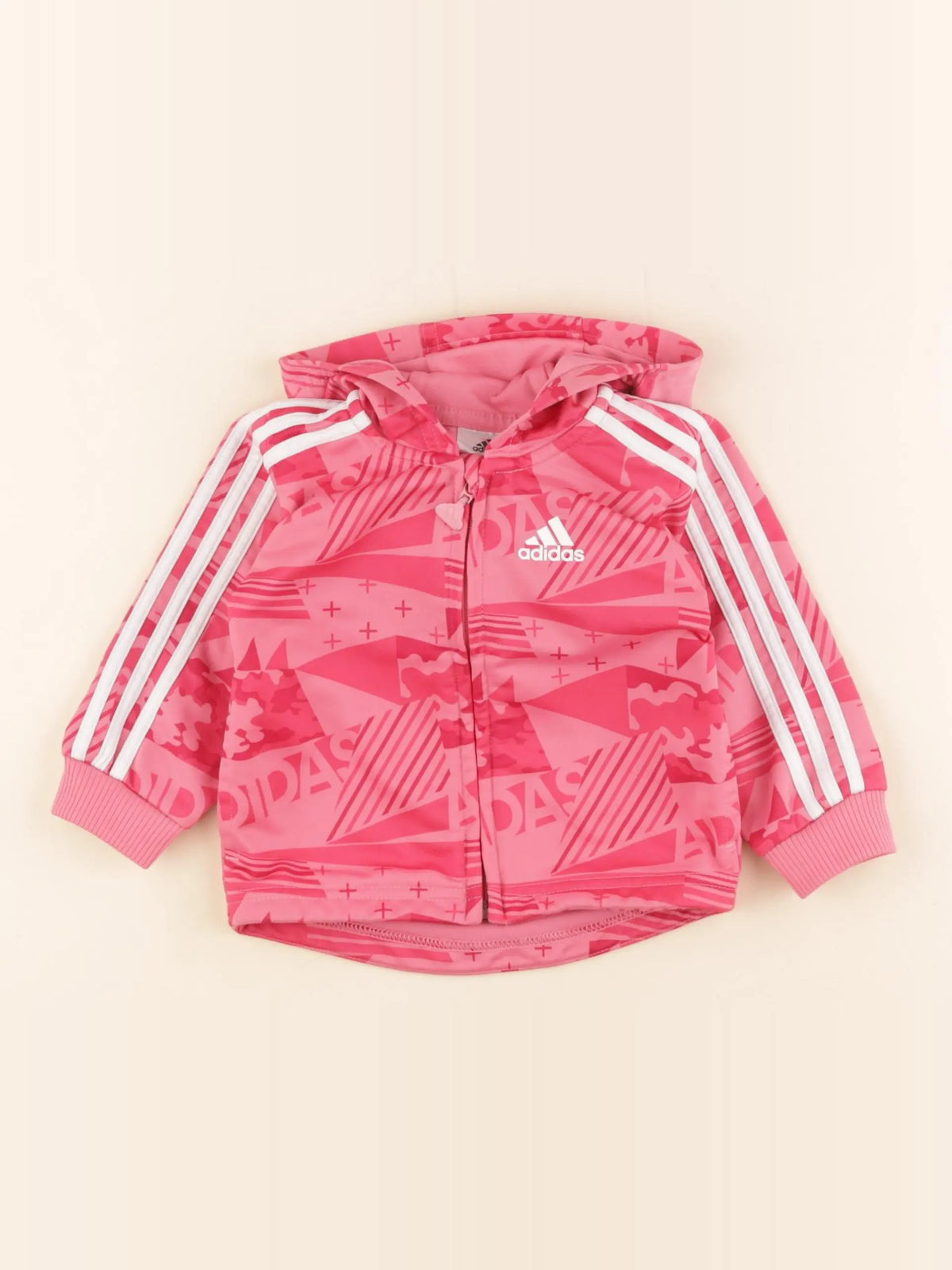 Adidas - sweat rose - 3/6 mois