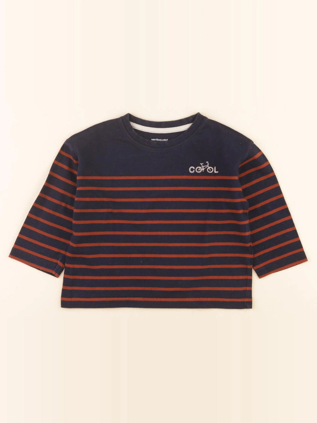 Vertbaudet - tee-shirt bleu - 3 ans