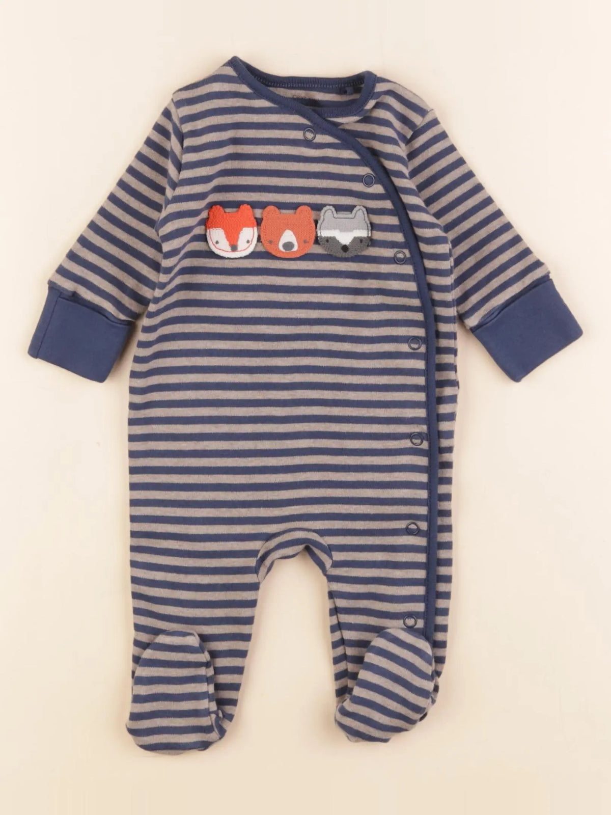 Next - pyjama coton bleu - 3 mois