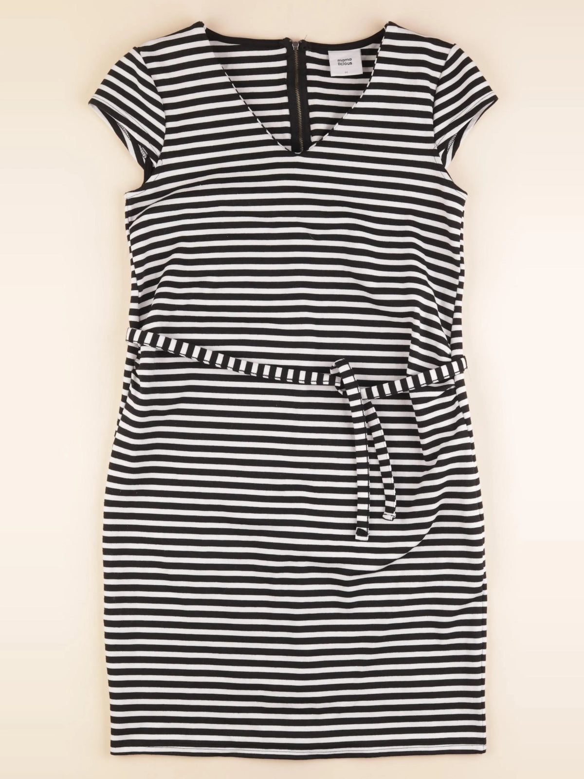 Mamalicious - robe grossesse noir, blanc - 38