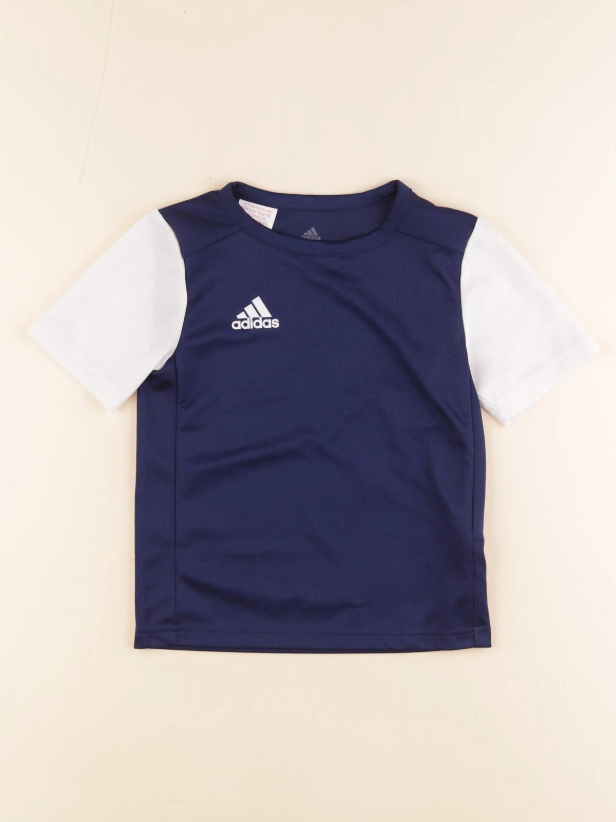 Adidas - tee-shirt bleu, blanc - 5/6 ans