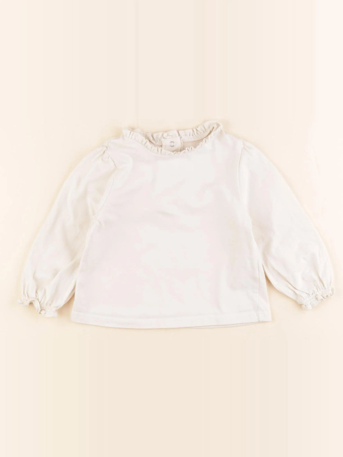 Vertbaudet - tee-shirt blanc - 18 mois