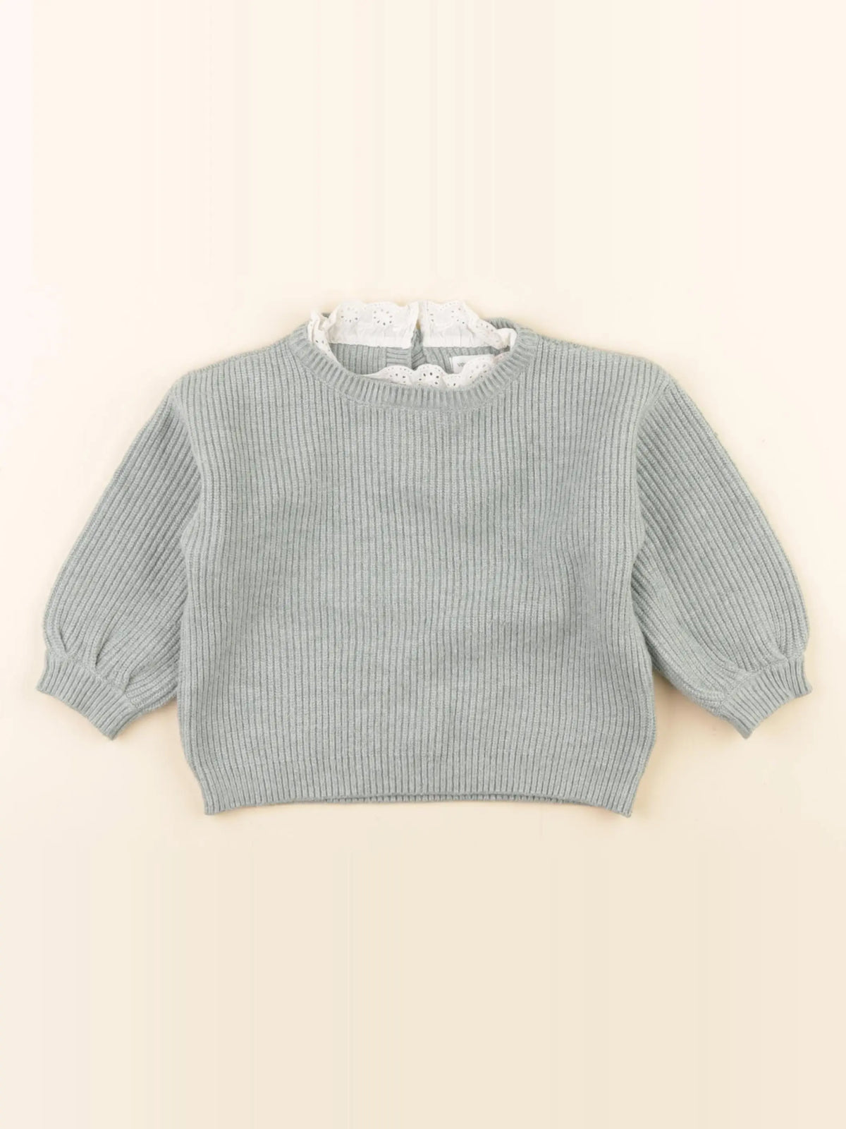 Vertbaudet - pull vert - 12 mois