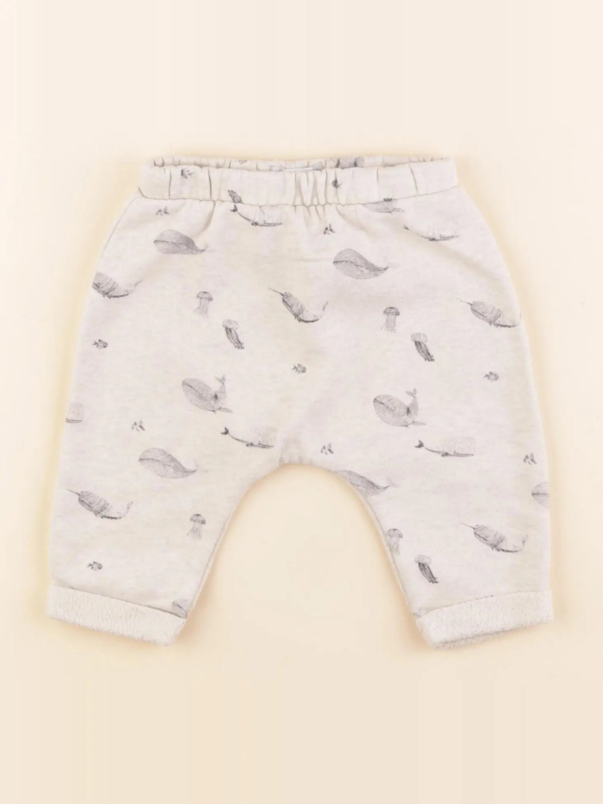 Vertbaudet - pantalon gris - 6 mois