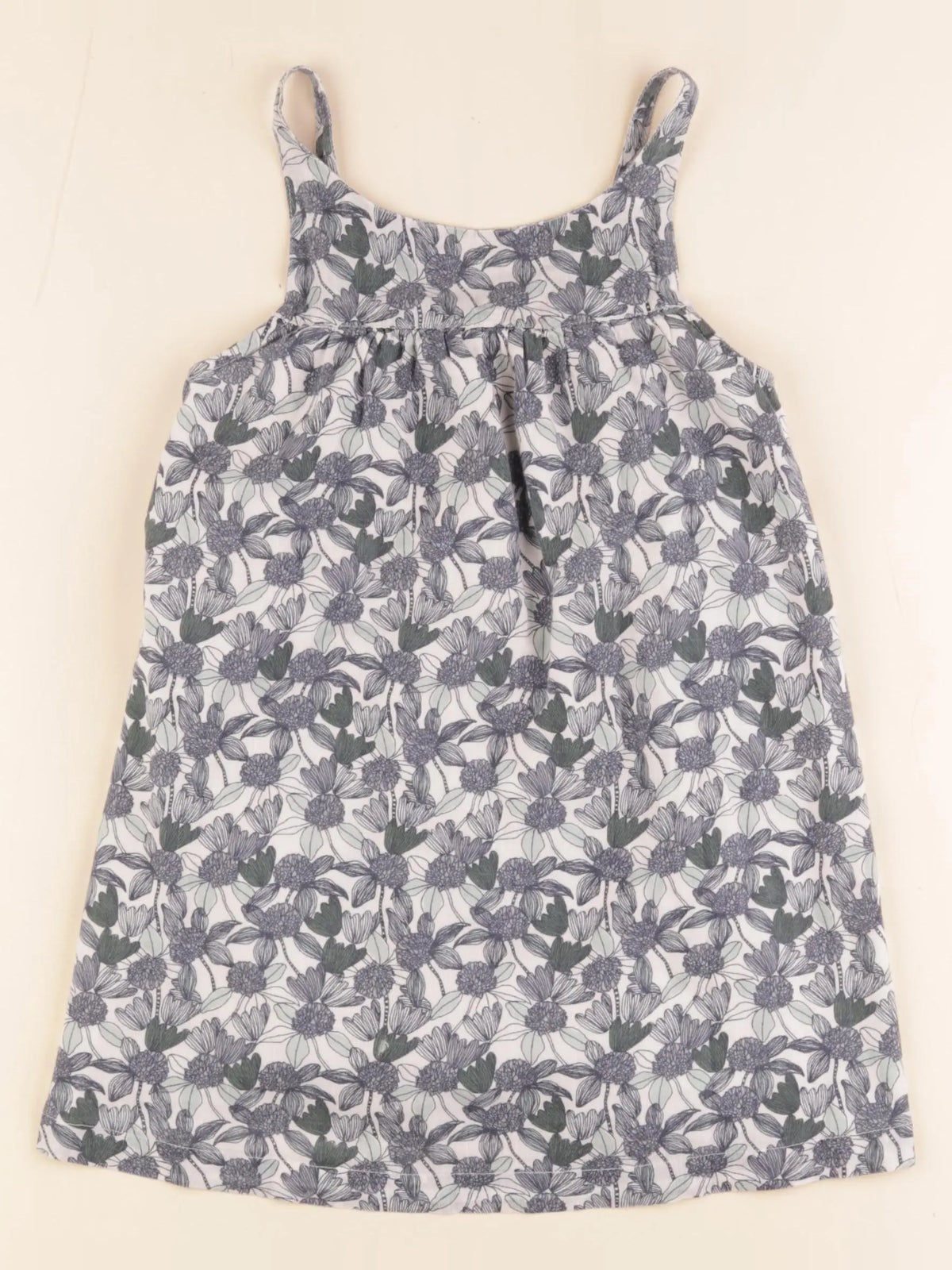 Monoprix - robe bleu - 4 ans