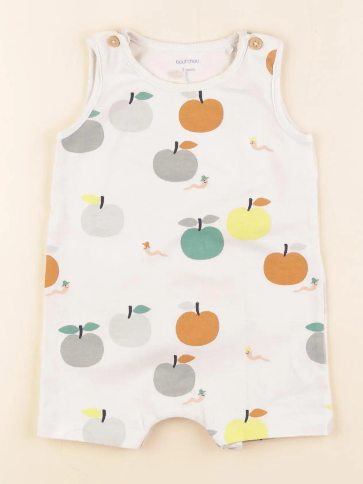 Boutchou - combinaison blanc - 3 mois