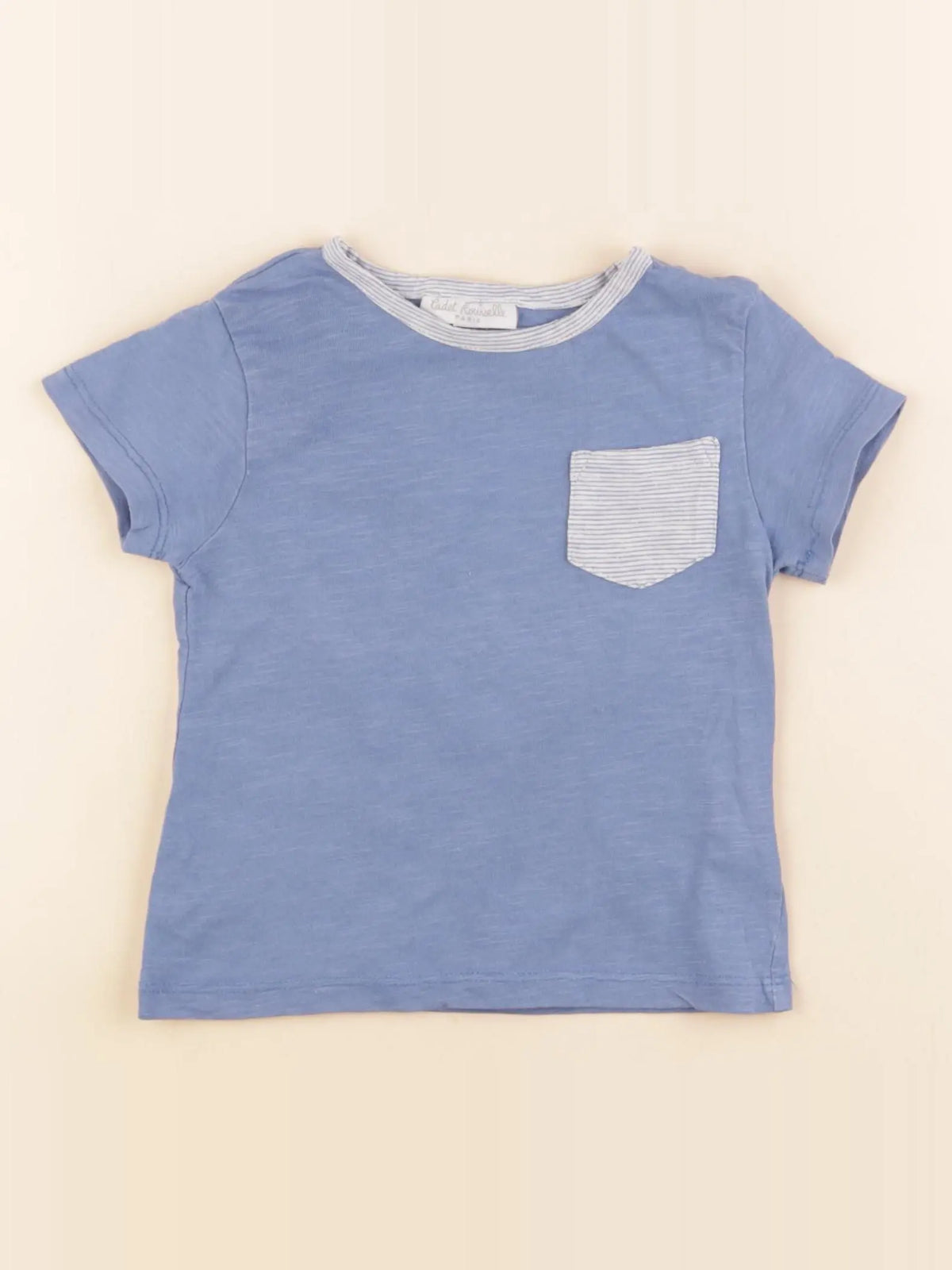 Cadet Rousselle - tee-shirt bleu - 12 mois