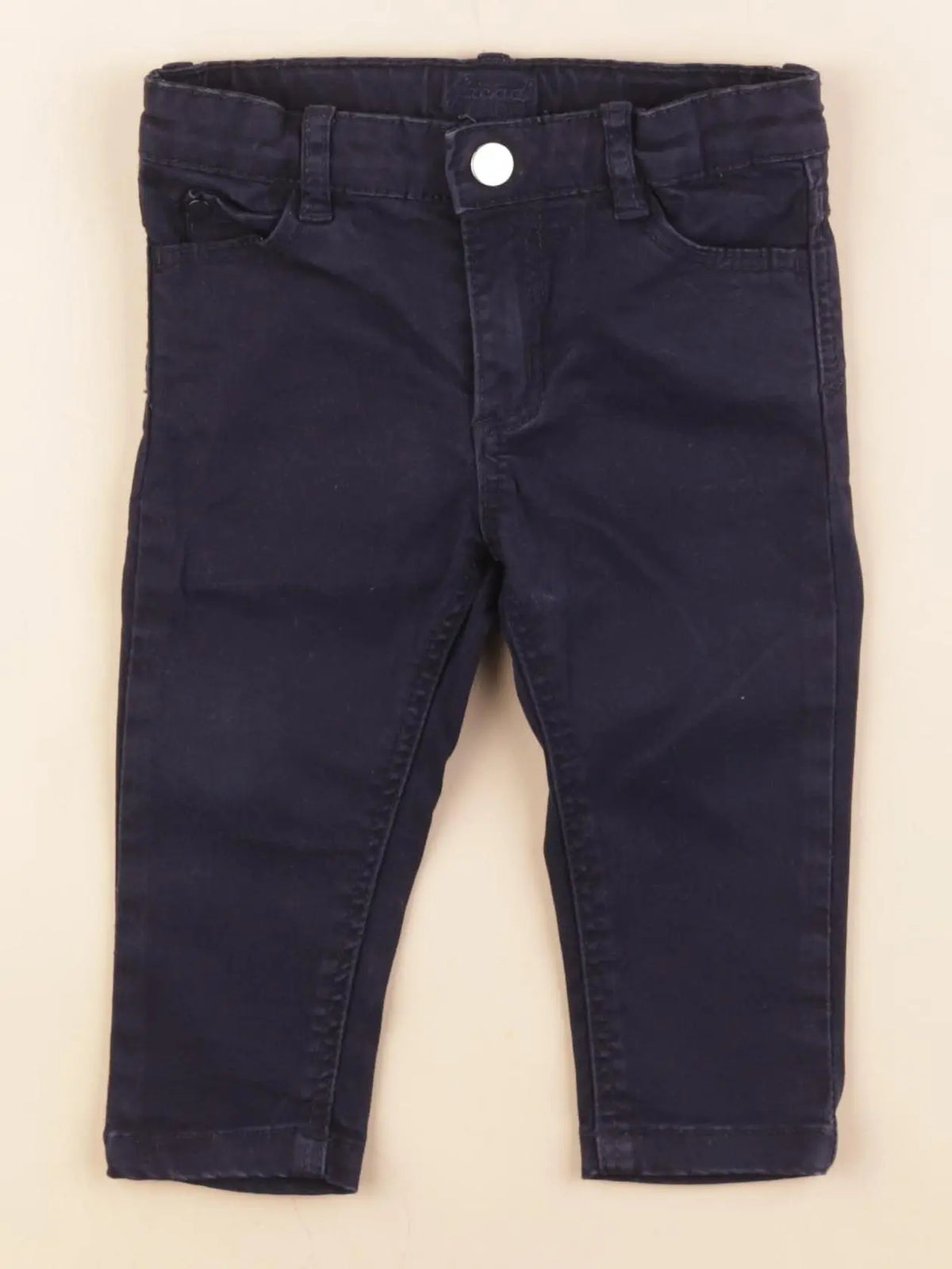 Jacadi - pantalon bleu - 12 mois