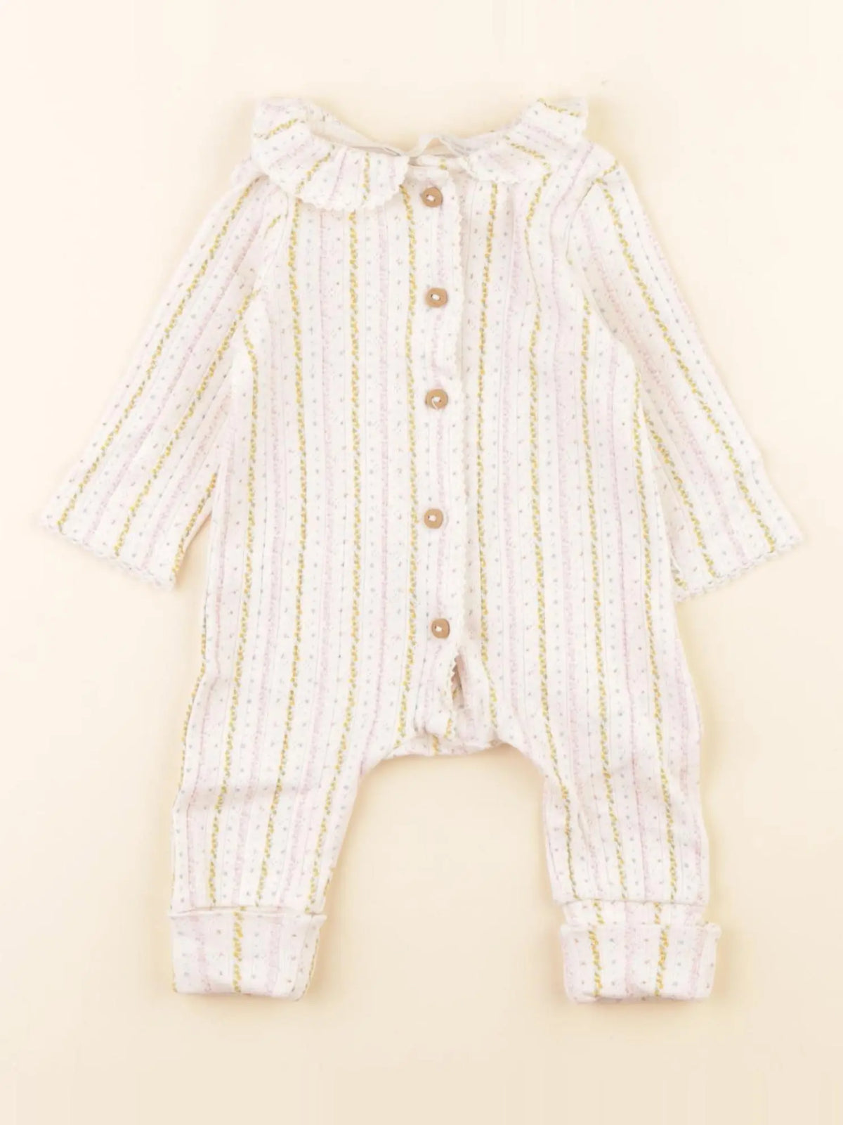 Zara - pyjama coton multicolore - 0/1 mois