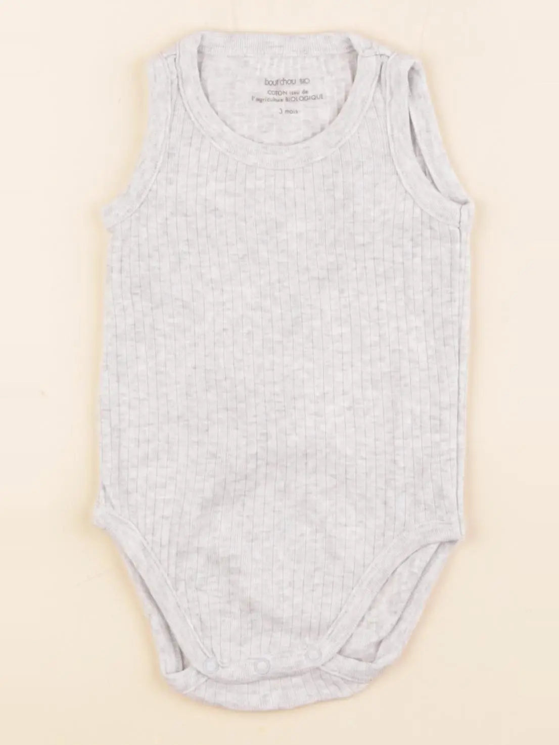 Boutchou - body gris - 3 mois