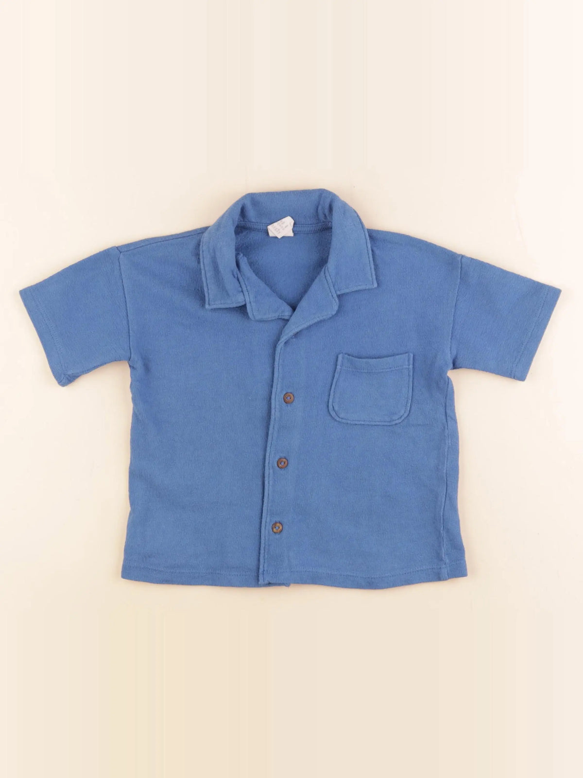 H&M - chemise bleu - 12/18 mois