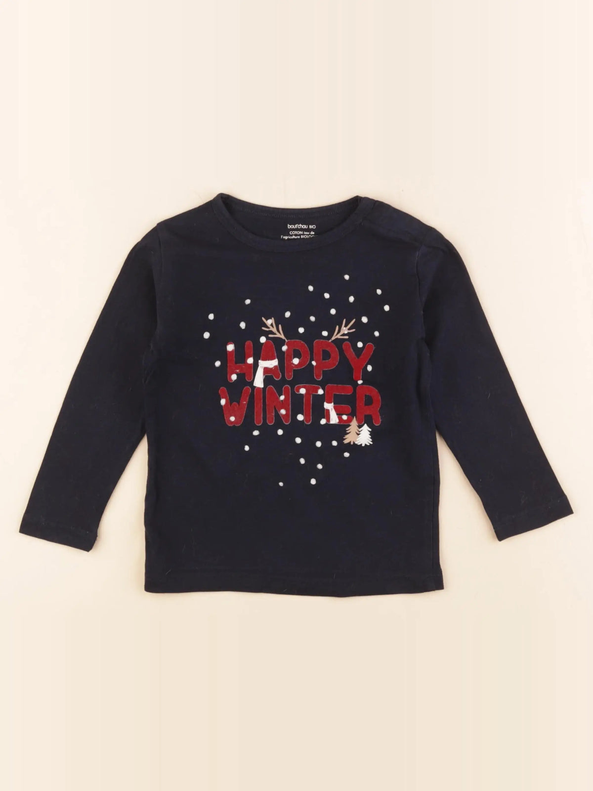 Boutchou - tee-shirt bleu - 24 mois