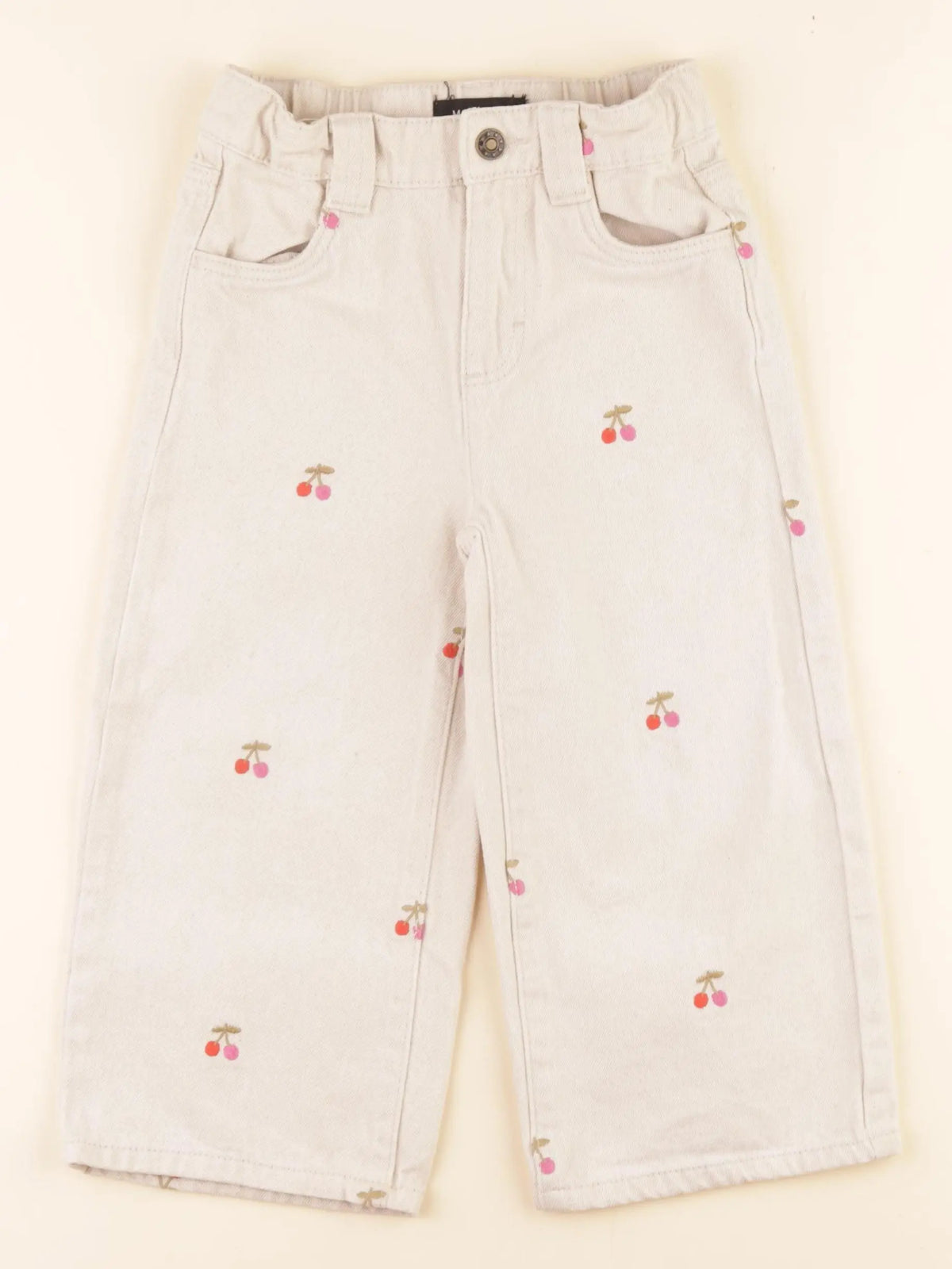 Monoprix - pantalon beige - 4 ans
