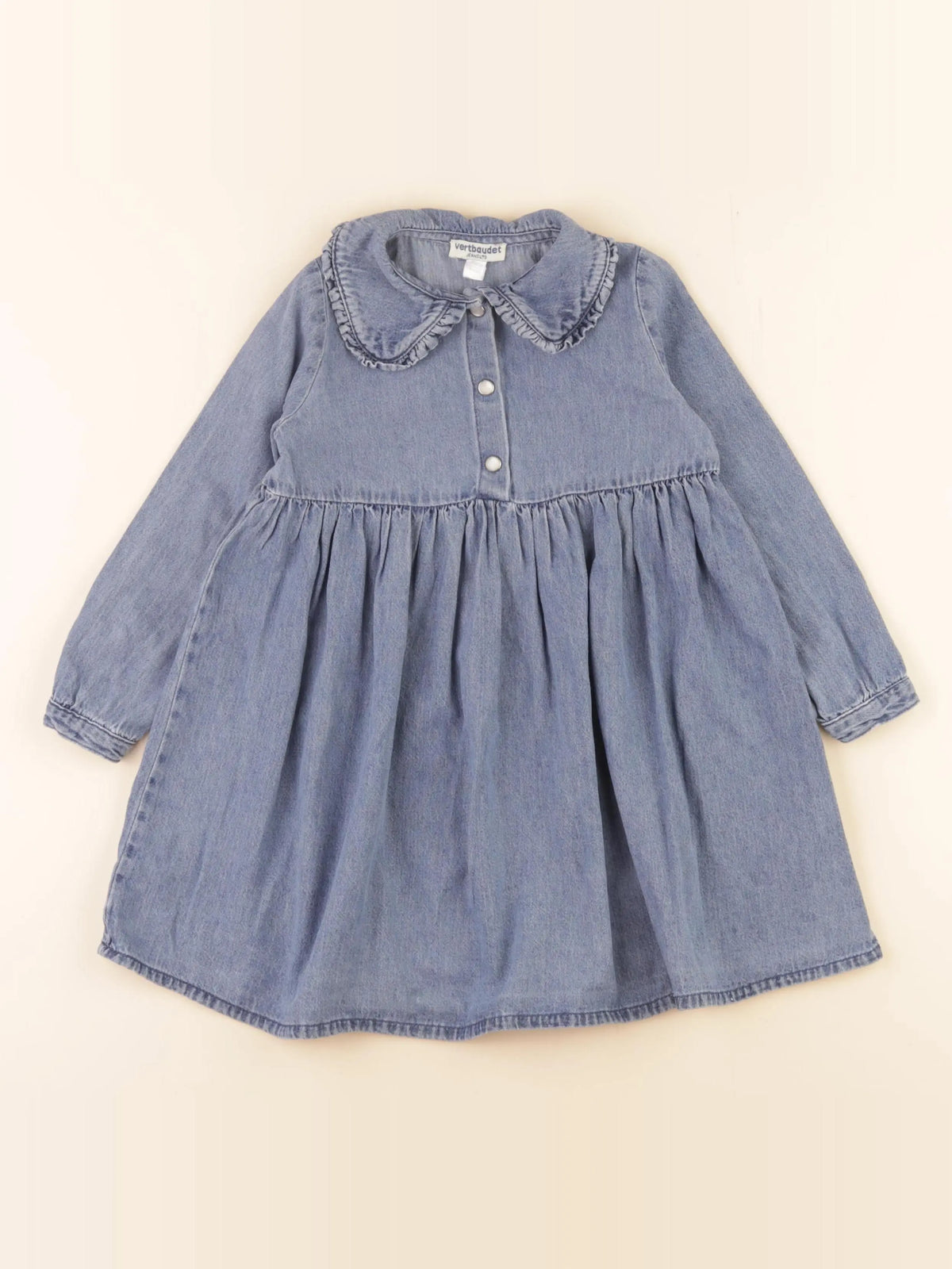 Vertbaudet - robe bleu - 4 ans
