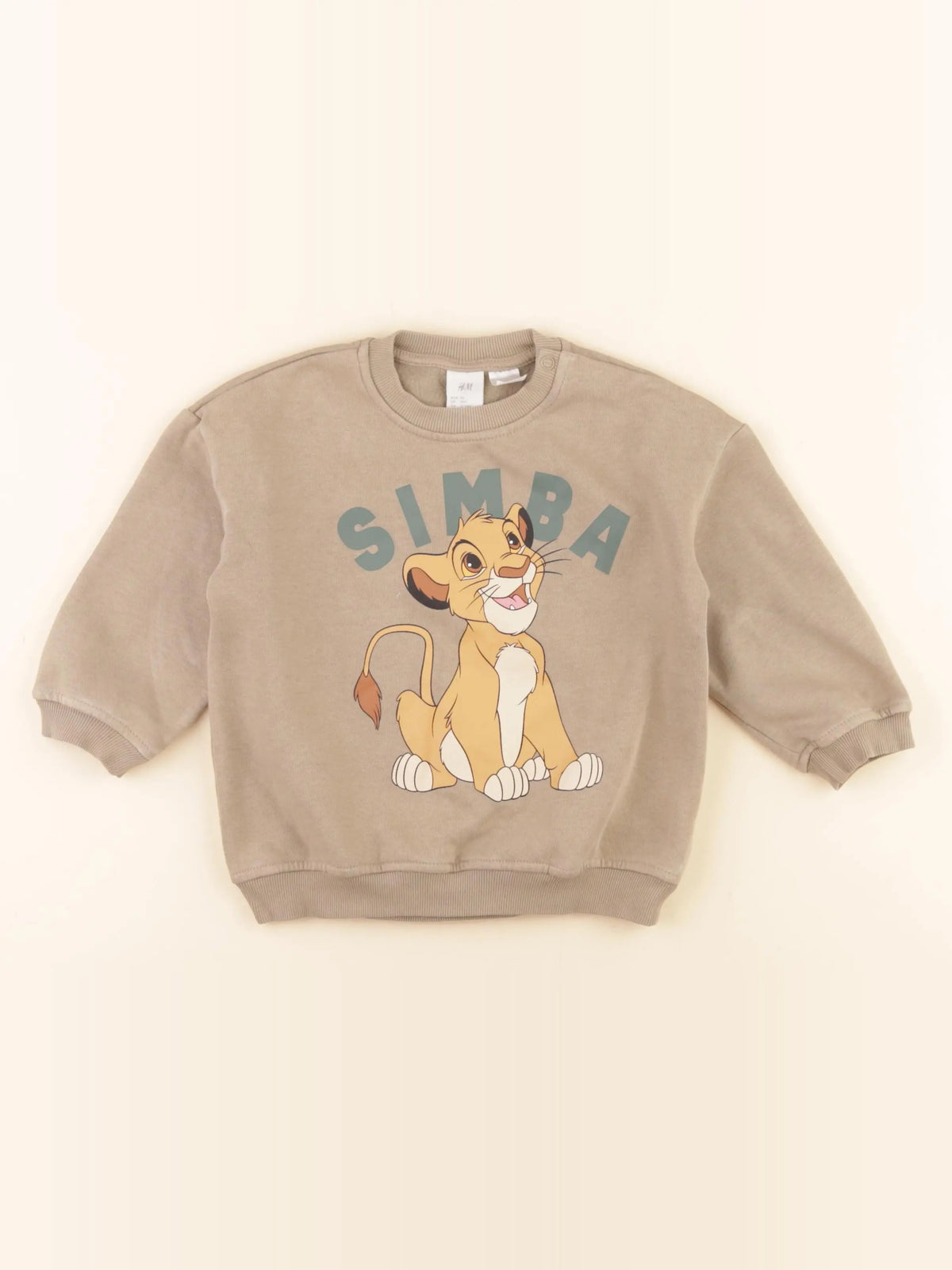 H&M - sweat marron - 12/18 mois