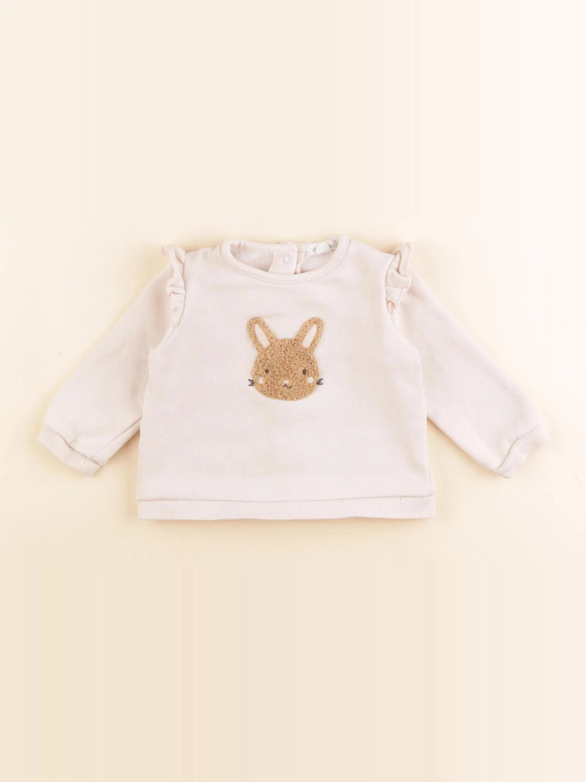 Vertbaudet - sweat rose - 9 mois