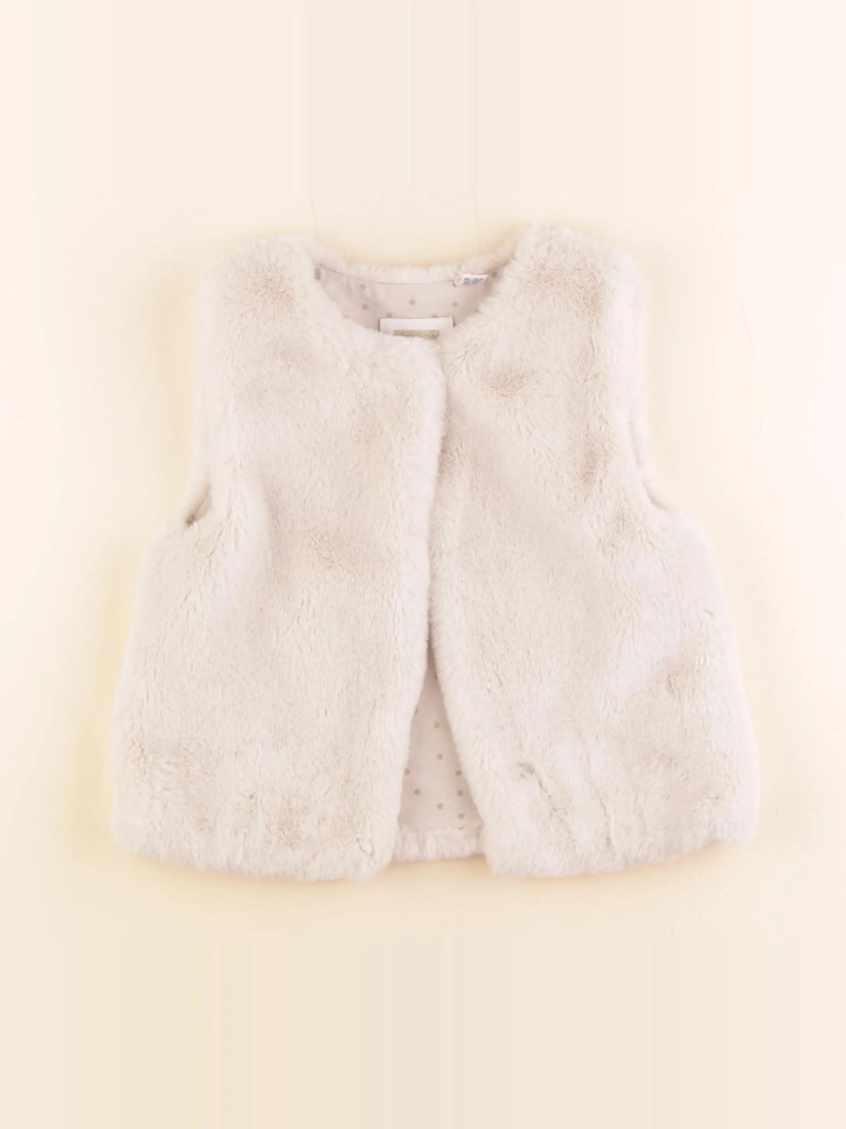 Okaidi - gilet beige - 6 ans