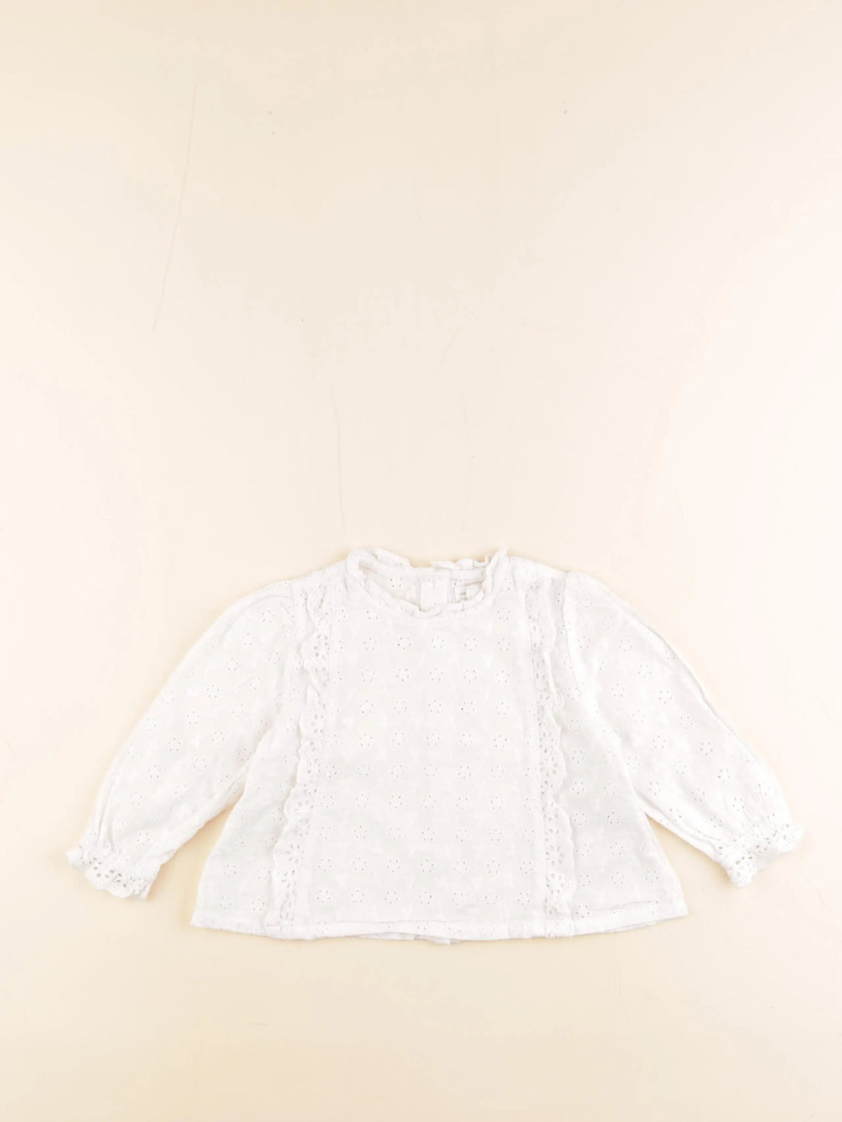 Vertbaudet - blouse blanc - 18 mois