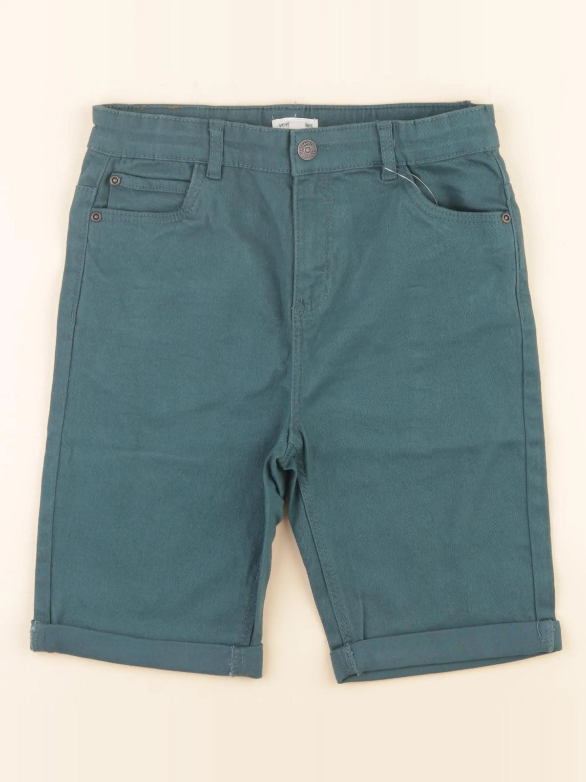 Vertbaudet - short vert - 12 ans