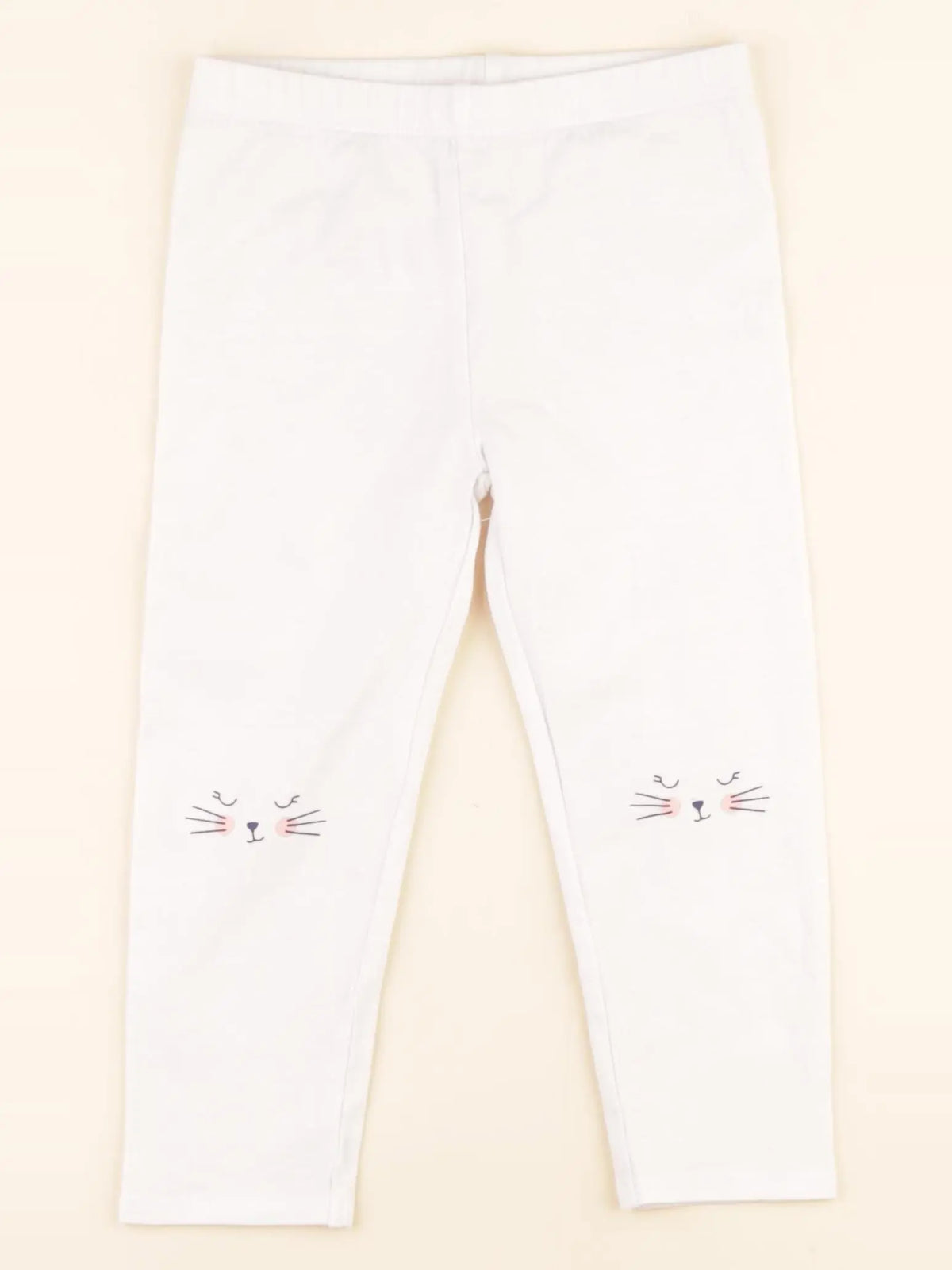 Vertbaudet - legging blanc - 3 ans