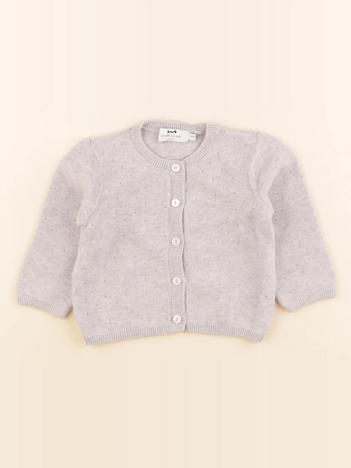 Cyrillus - gilet gris - 6 mois