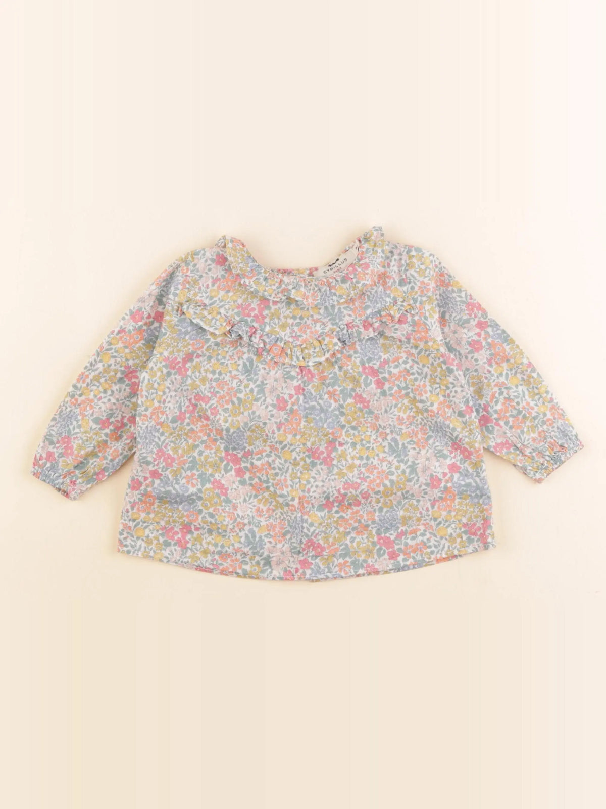 Cyrillus - blouse multicolore - 9 mois