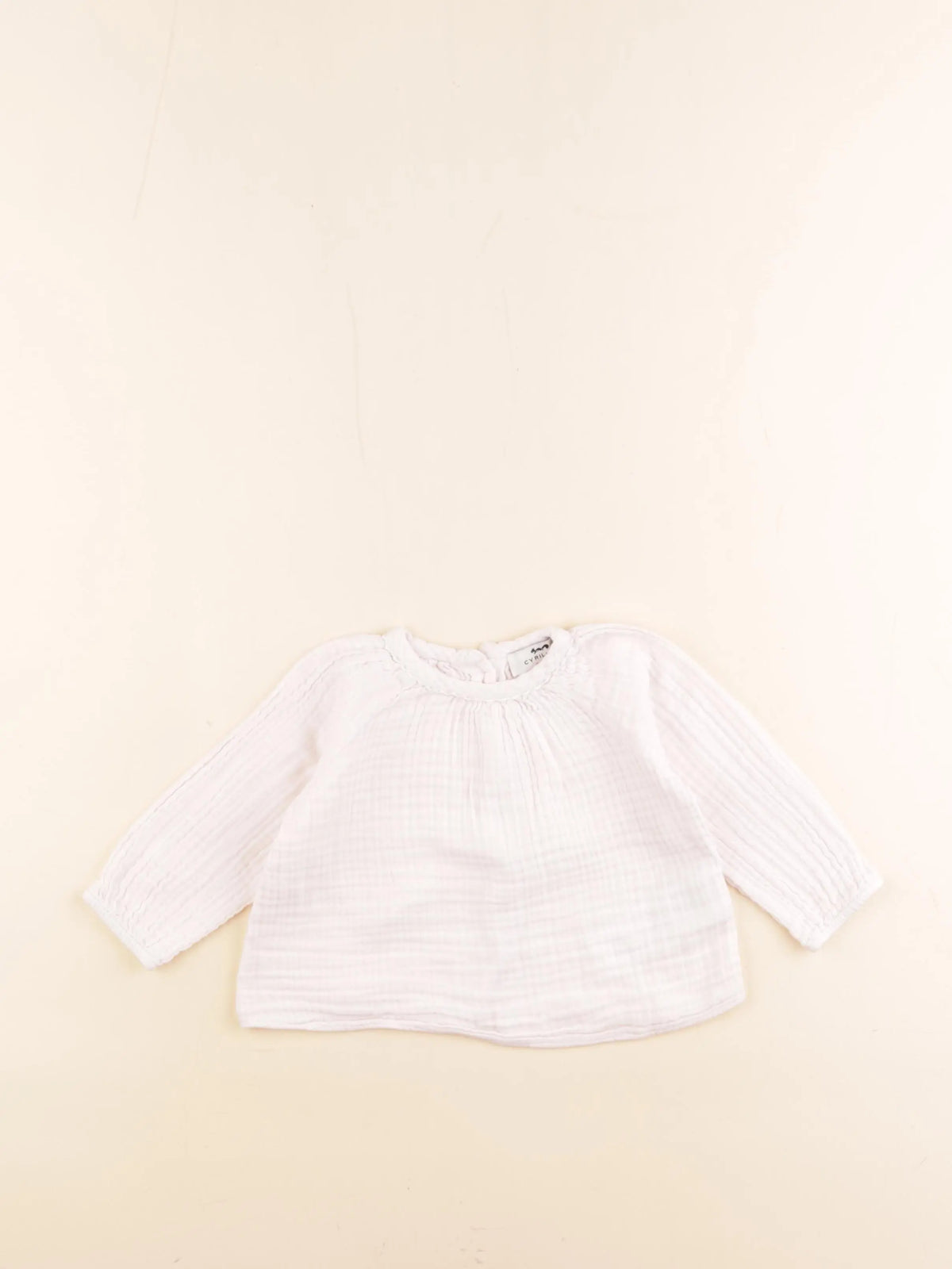 Cyrillus - blouse rose - 12 mois