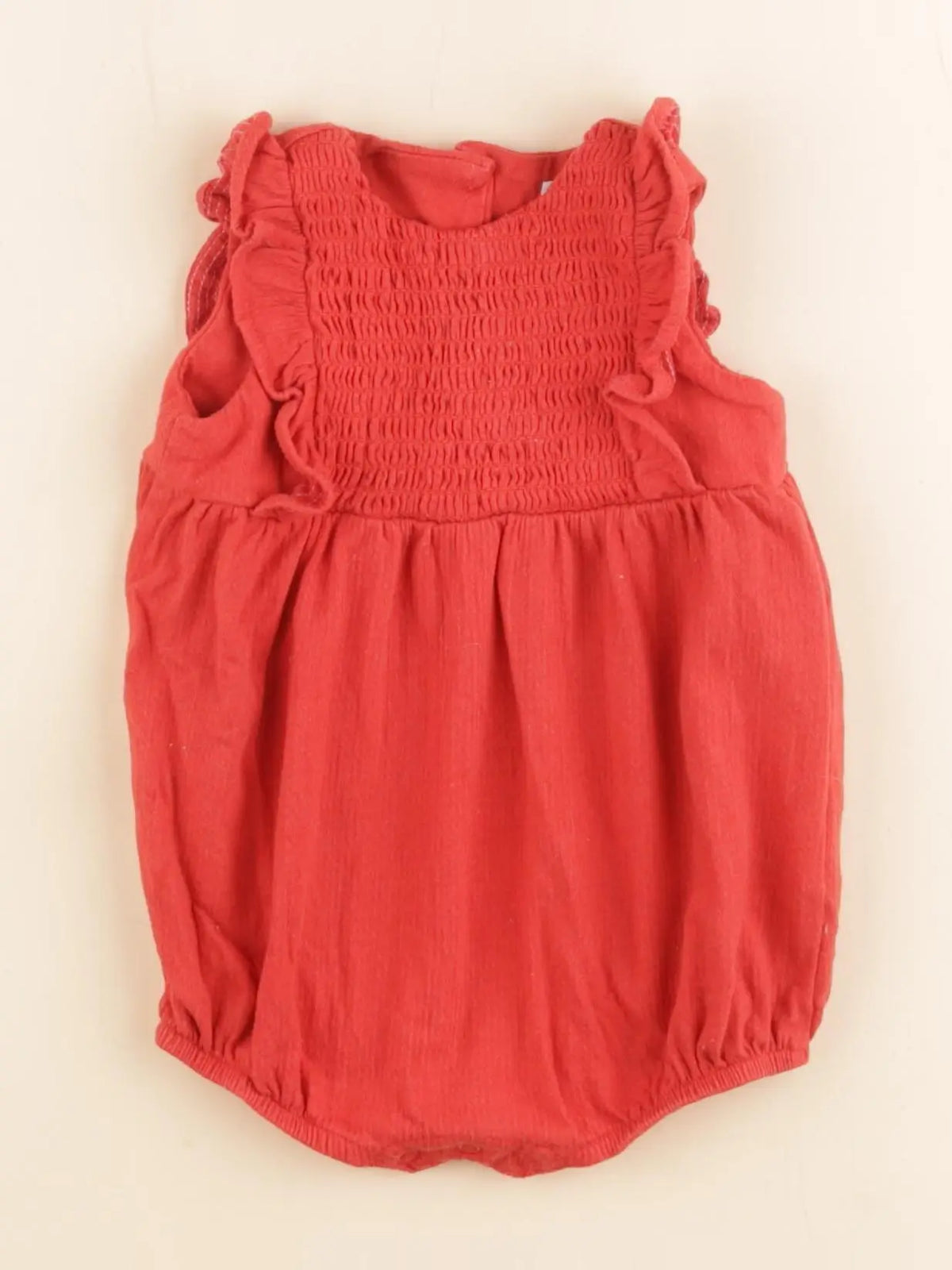 Vertbaudet - combinaison rouge - 3 mois