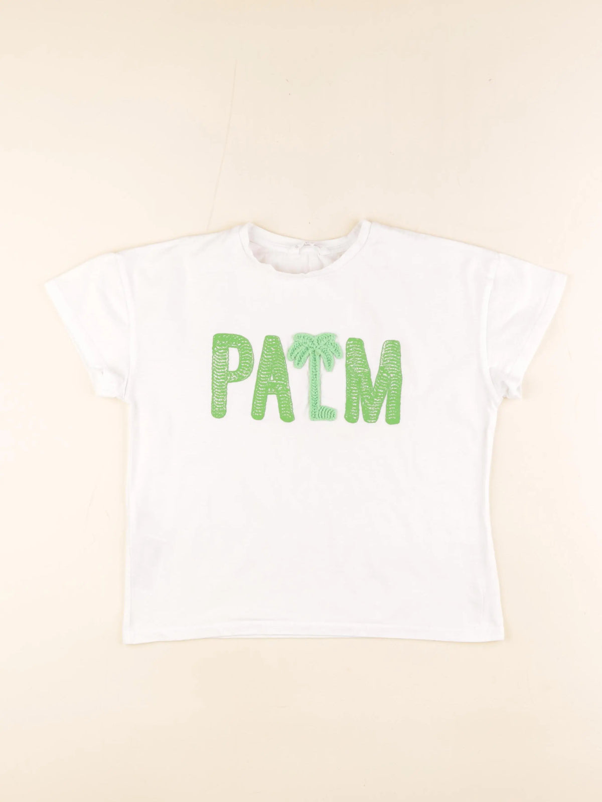 Mango - tee-shirt blanc - 11/12 ans
