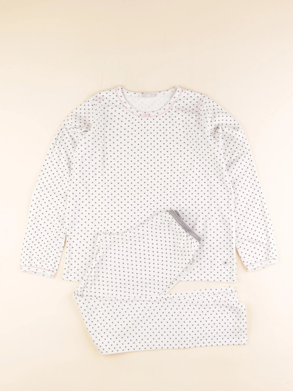Petit Bateau - pyjama coton bleu - 12 ans
