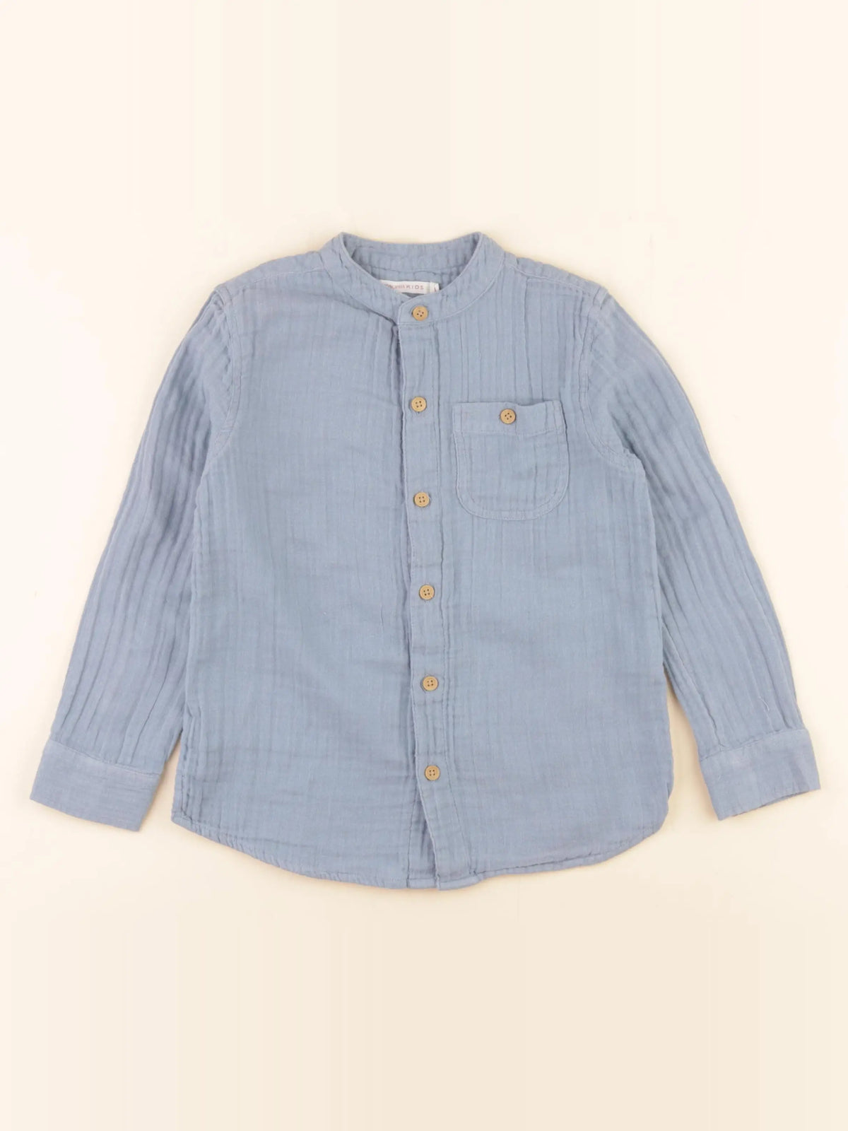 Monoprix - chemise bleu - 5 ans