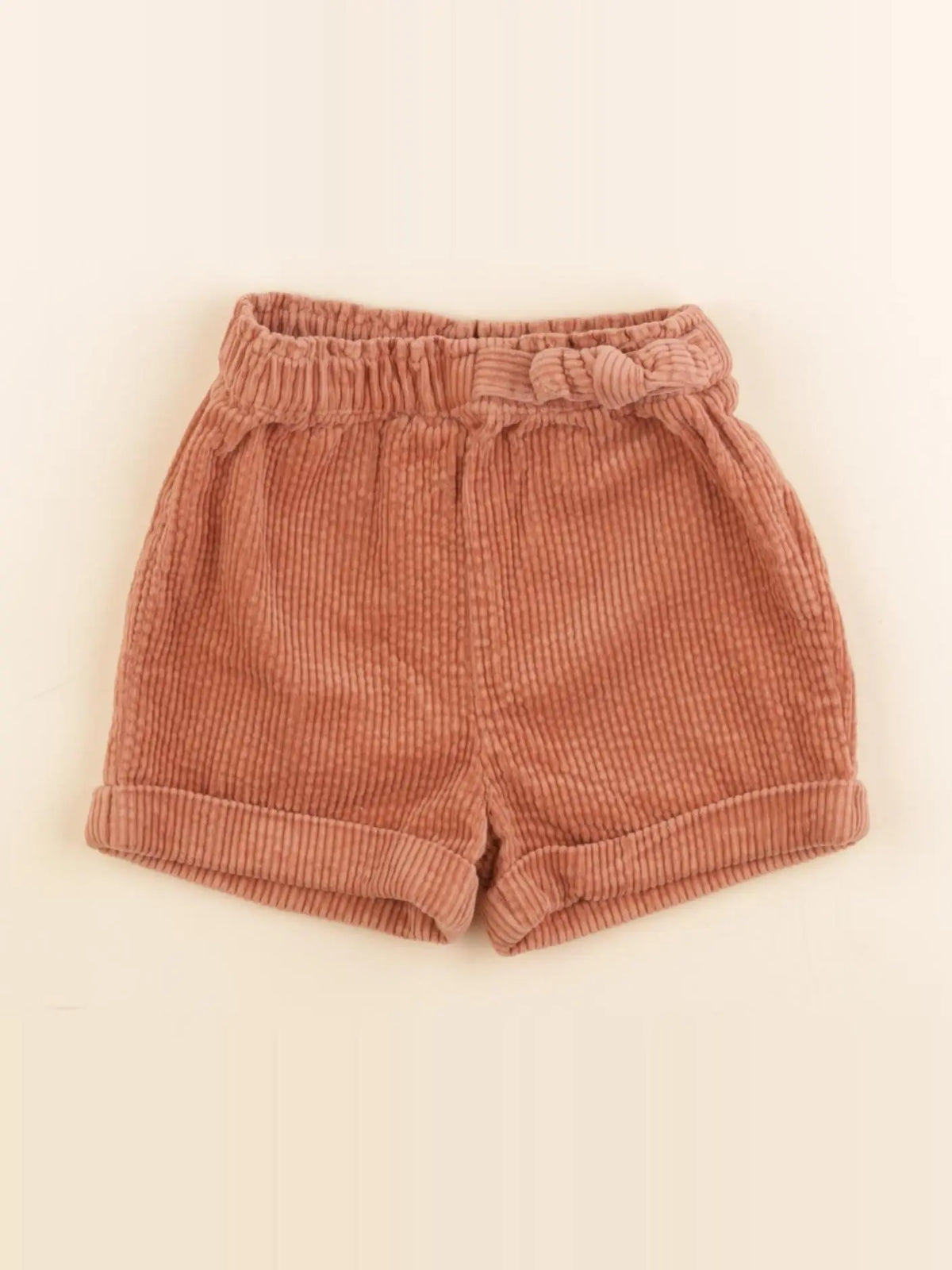 Vertbaudet - short marron - 12 mois